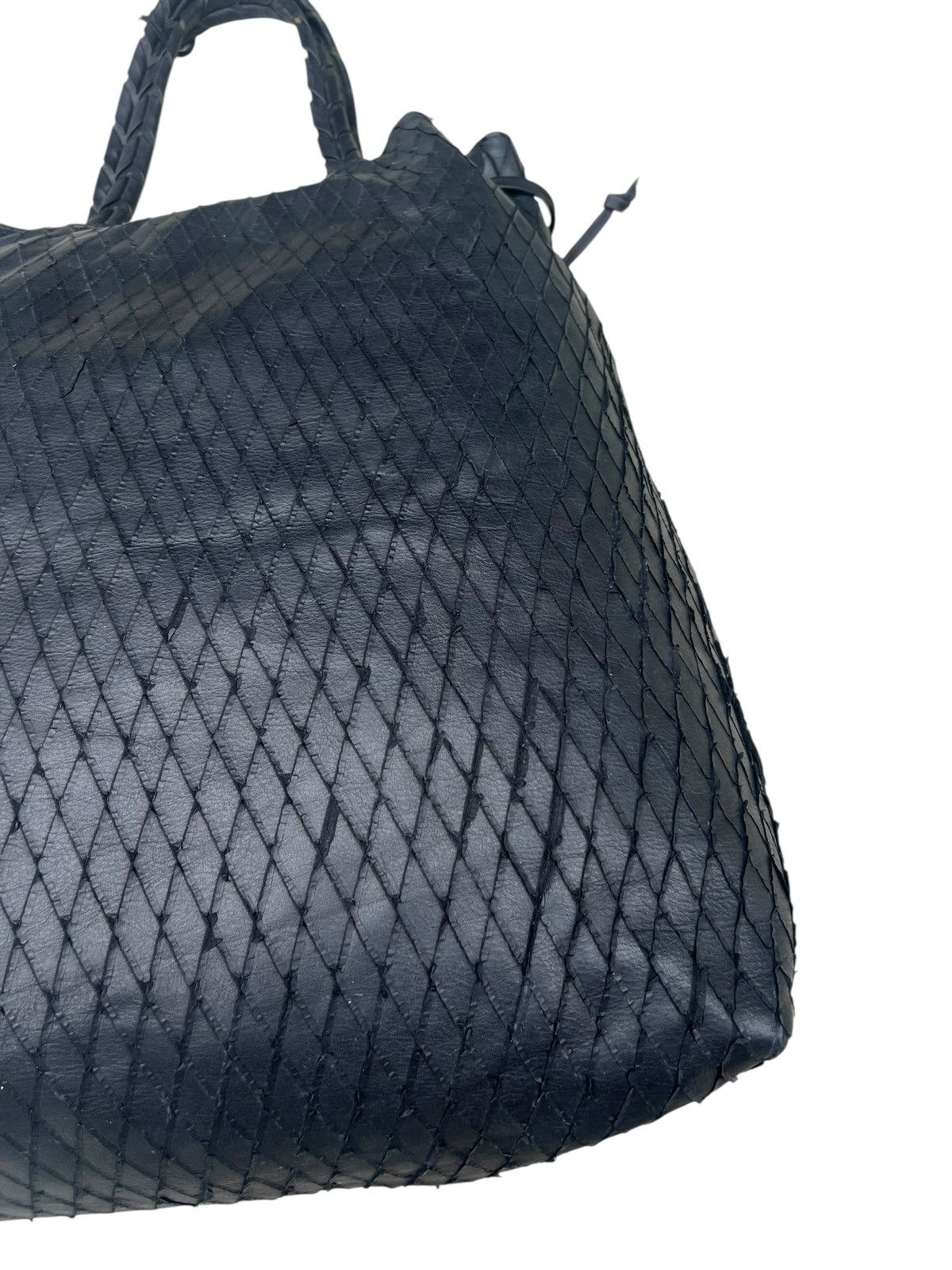 Jas MB Jas M.B. Hand Made in England Distressed Leather Huge Bag Size ONE SIZE - 7 Thumbnail