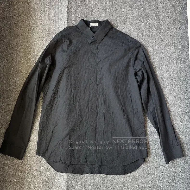 Dior Dior Size45 Dark pattern full print black shirt Size US S / EU 44-46 / 1 - 1 Thumbnail