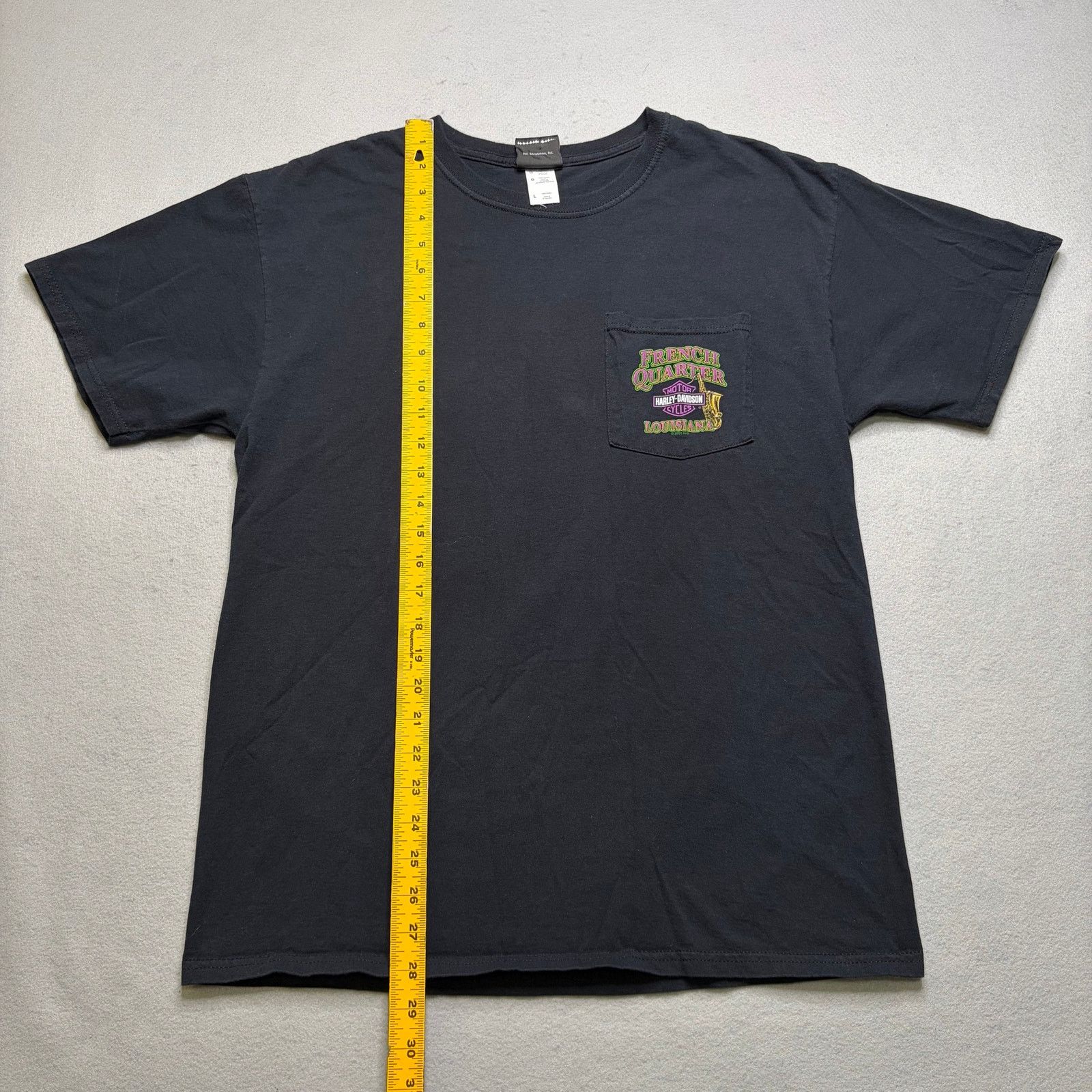 Harley Davidson Vintage Harley Davidson Bourbon Street T Shirt Top Men SZ L Size US L / EU 52-54 / 3 - 6 Thumbnail
