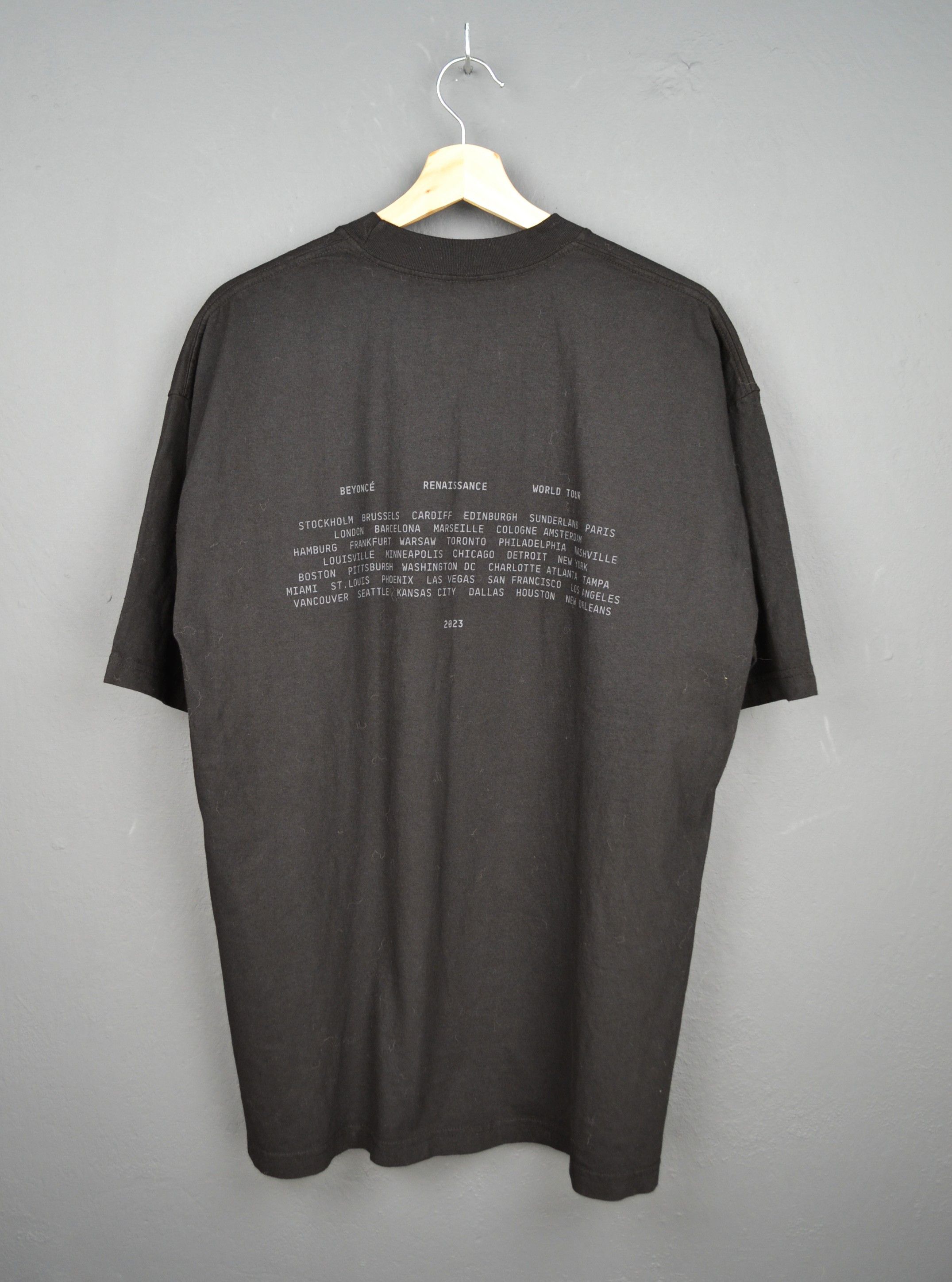 Band Tees Beyonce Renaissance Tour Large Black Cowgirl Tee 2023 Size US L / EU 52-54 / 3 - 4 Thumbnail