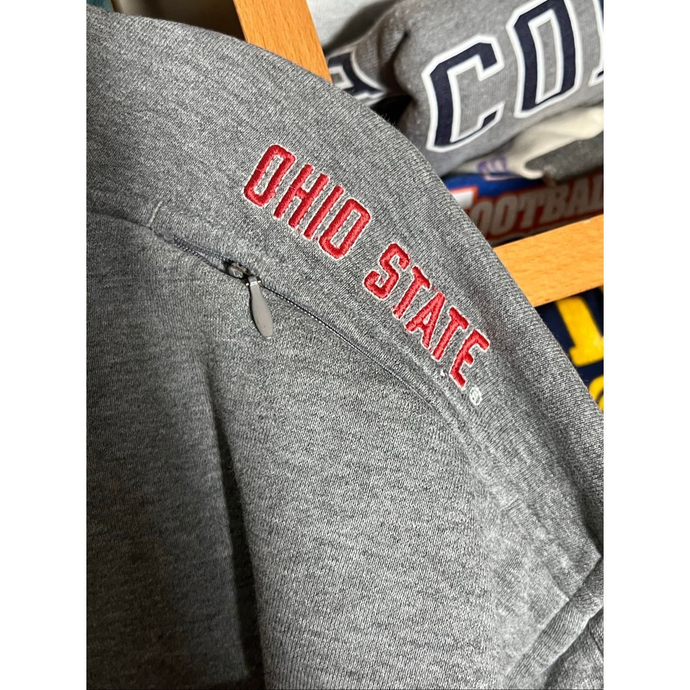 Nike Vintage Y2K Team Nike Ohio State Buckeyes University Hoodie Size US XL / EU 56 / 4 - 3 Thumbnail