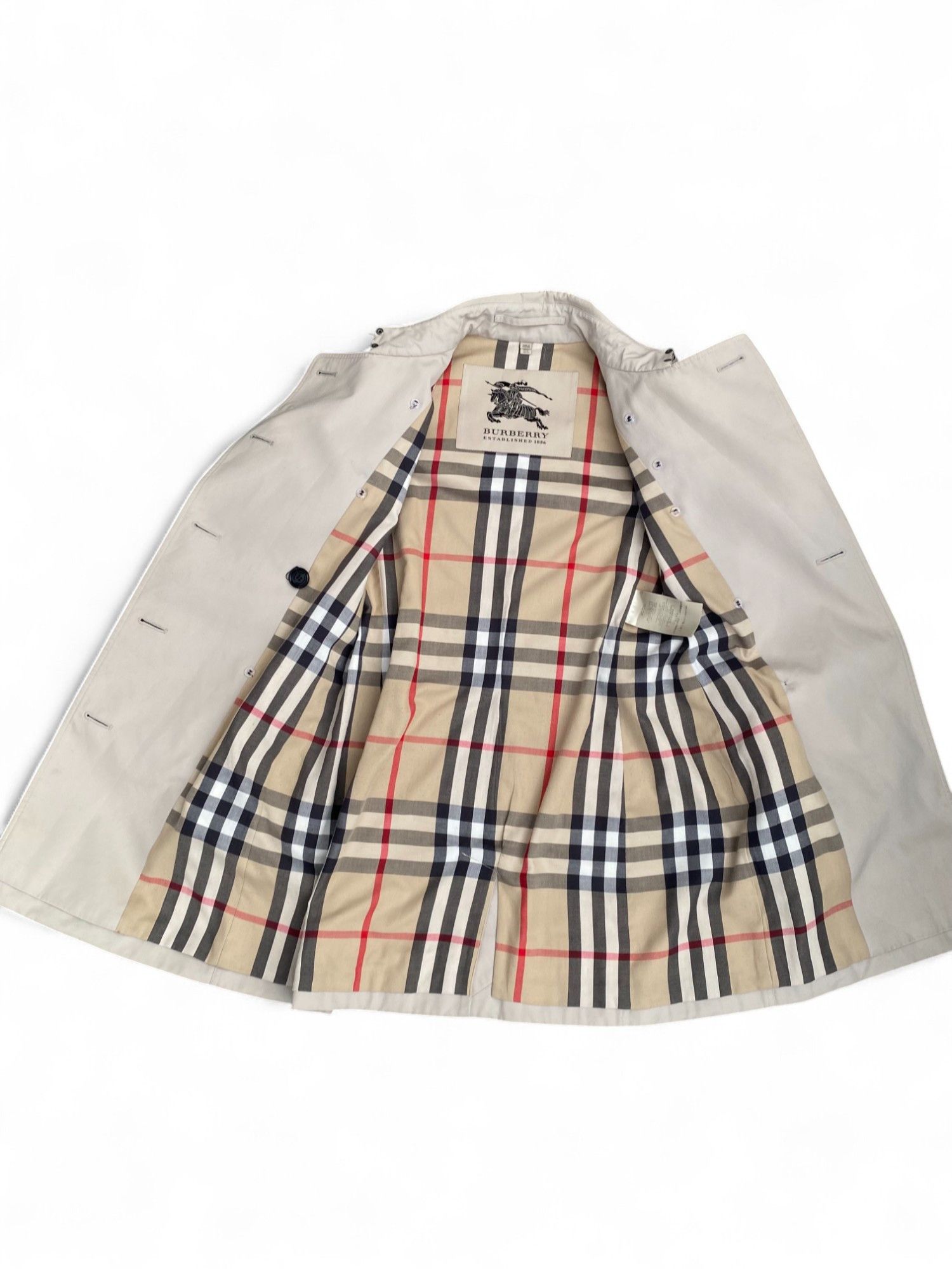 Burberry Burberry Buckingham Double Breasted Trench Nova Check Size S / US 4 / IT 40 - 3 Thumbnail