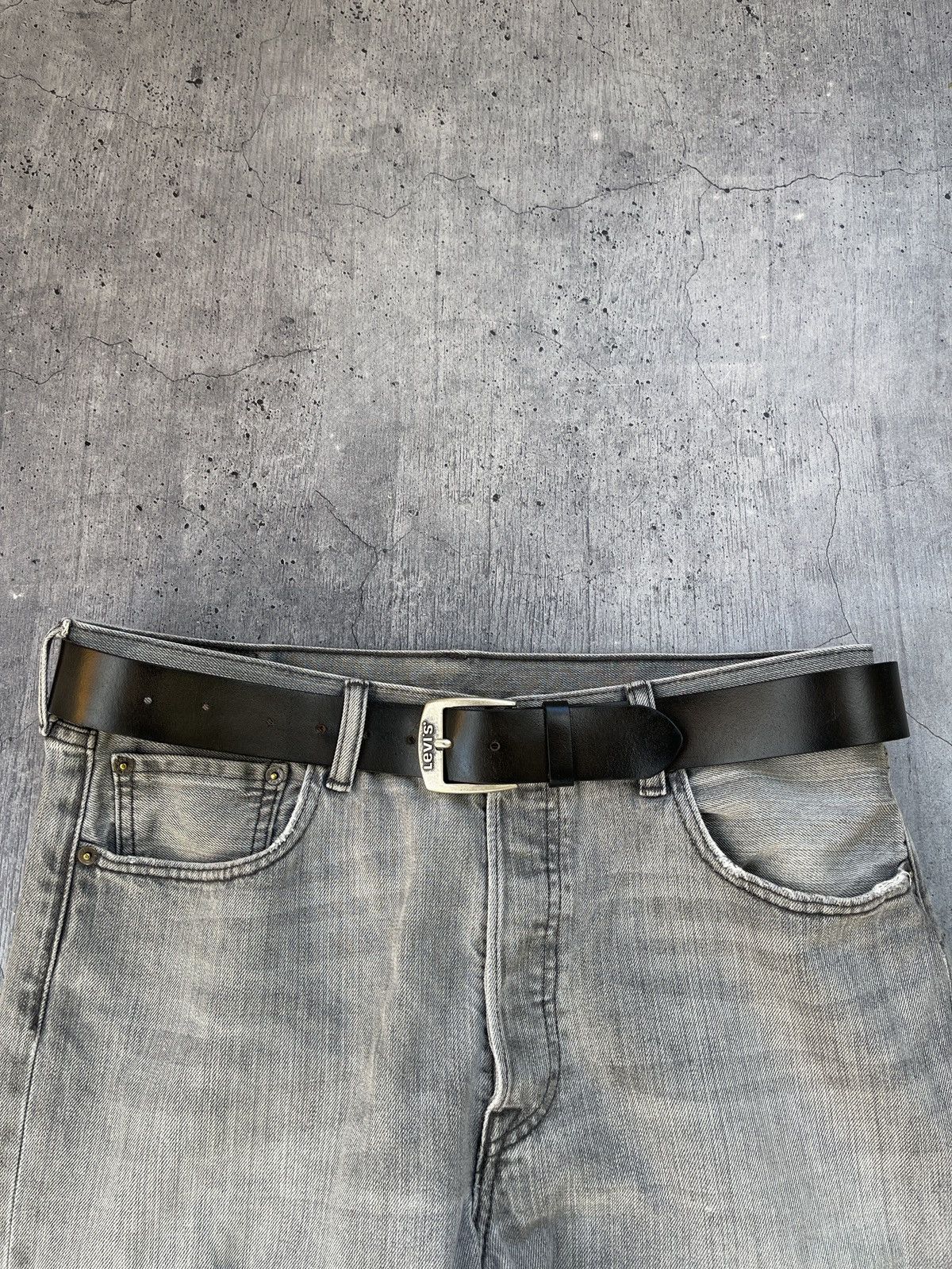 Levi's × Vintage Vintage Levis Belt Brown Leather Y2K Size ONE SIZE - 1 Thumbnail