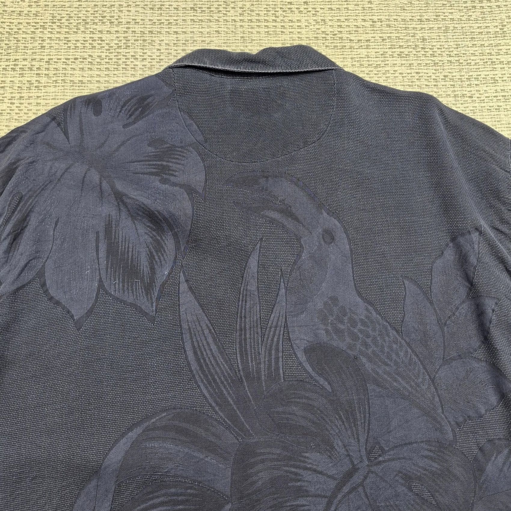 Vintage Pusser's Island Reserve Shirt Mens Large Blue Silk Hawaiian Aloha Short Sleeve Size US L / EU 52-54 / 3 - 6 Thumbnail