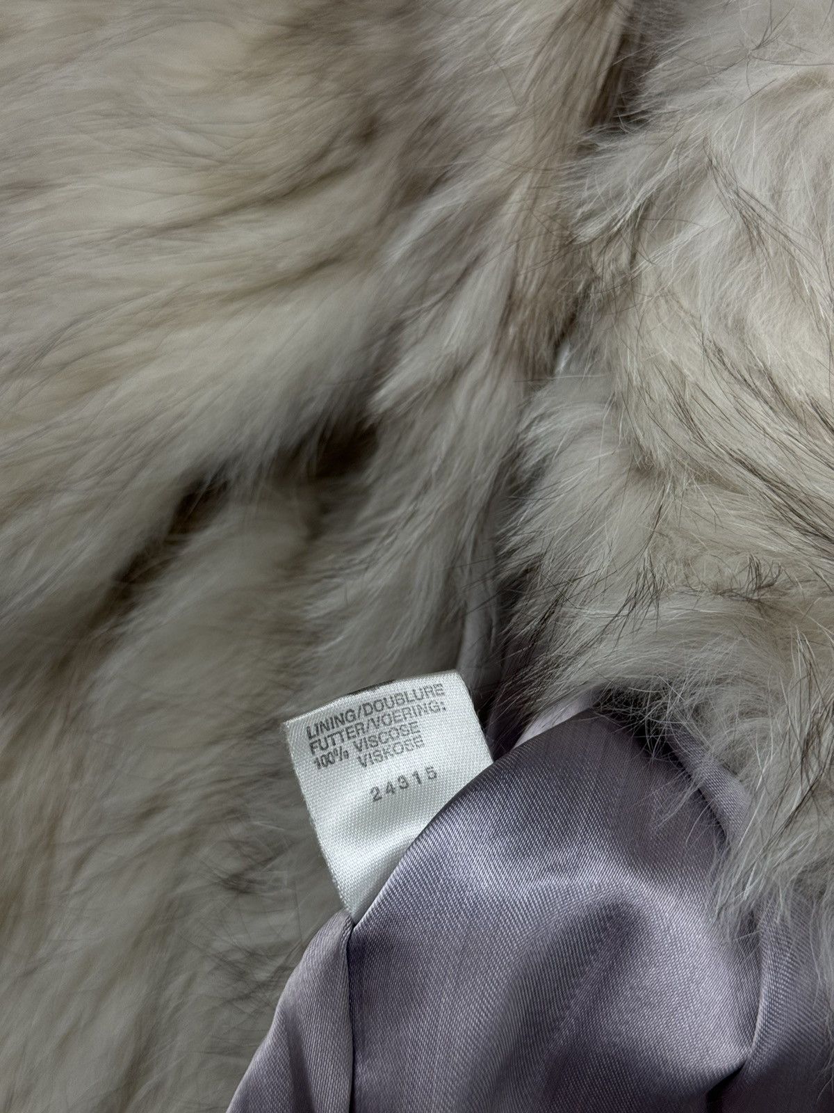 Sagafurs Vintage rare white Fox natural fur coat original luxury item Size S / US 4 / IT 40 - 3 Thumbnail