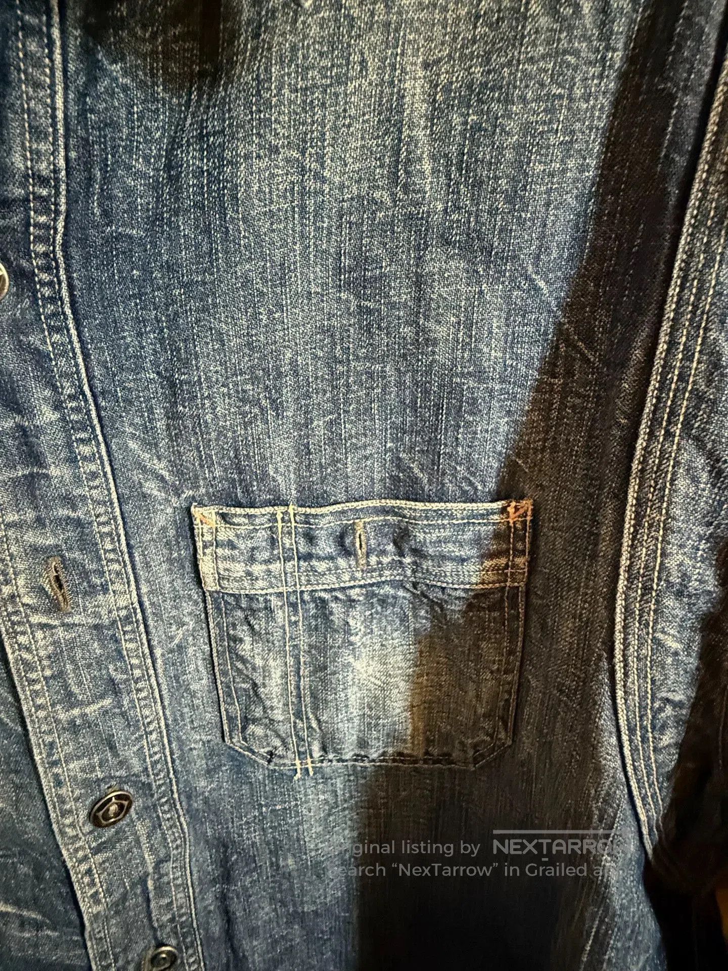 RRL Ralph Lauren RRL Denim Shirt. Size US L / EU 52-54 / 3 - 3 Thumbnail