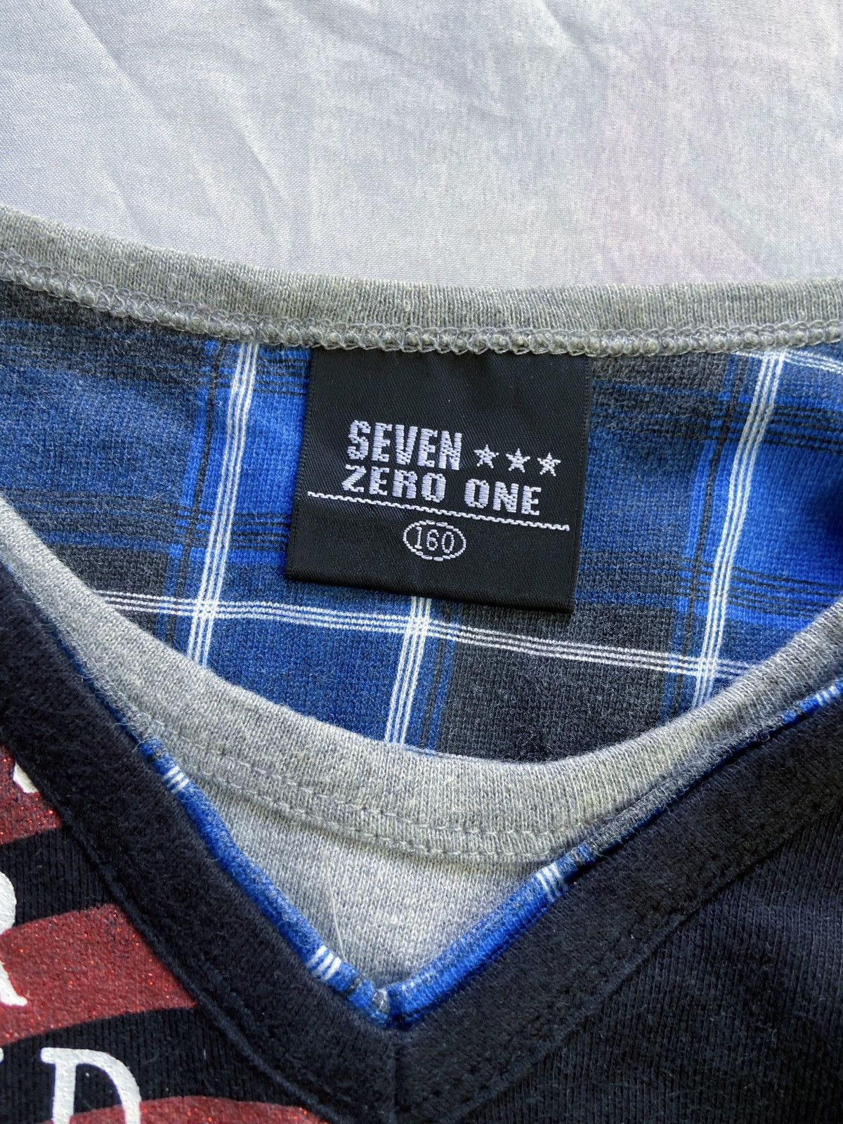 Japanese Brand SEVEN ZERO ONE DOUBLE LAYER LONG SLEEVE Size US S / EU 44-46 / 1 - 9 Thumbnail