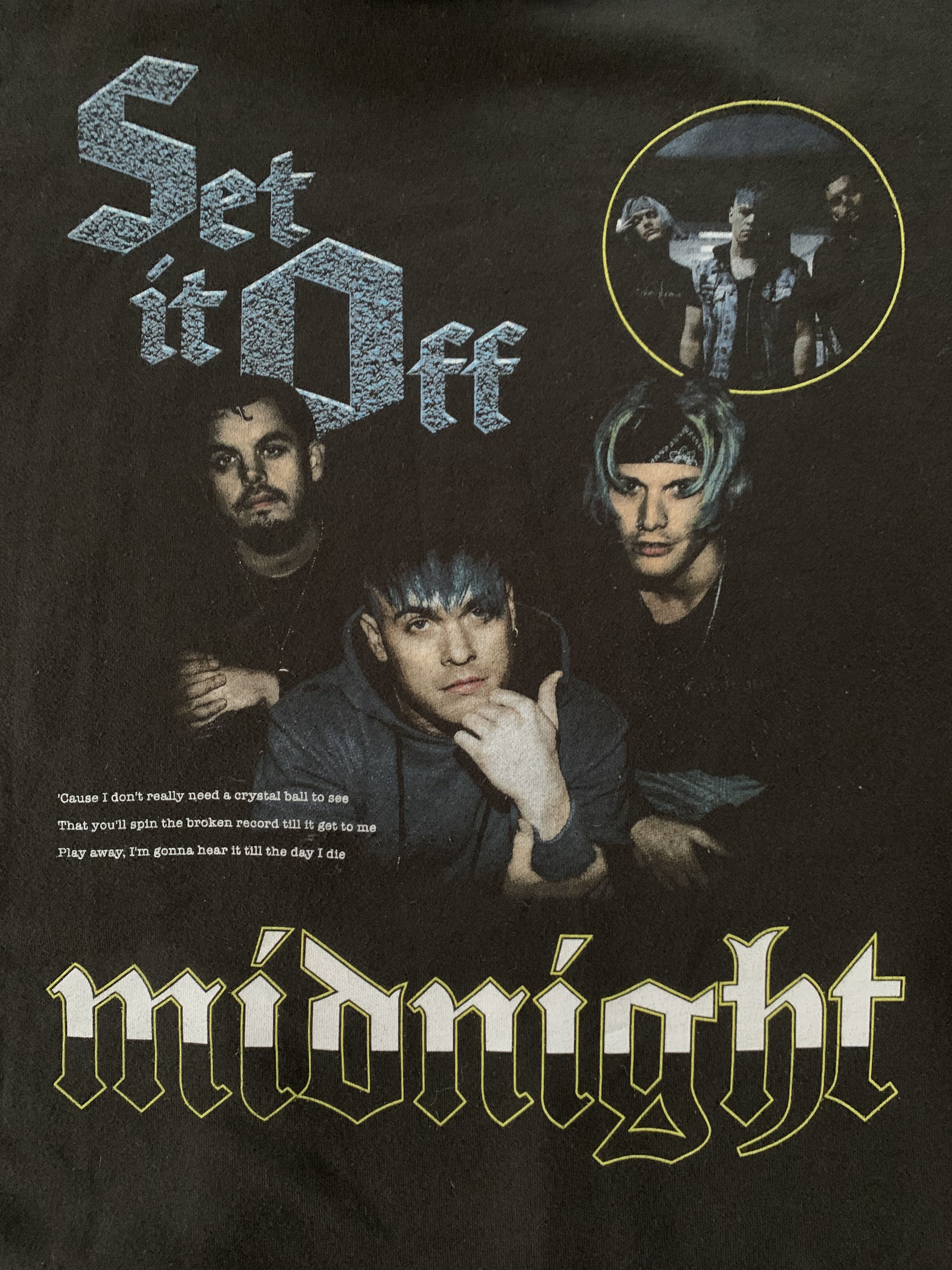 Band Tees × Vintage Set It Off Rare Rock Band Black Hoodie Size US XXL / EU 58 / 5 - 6 Thumbnail