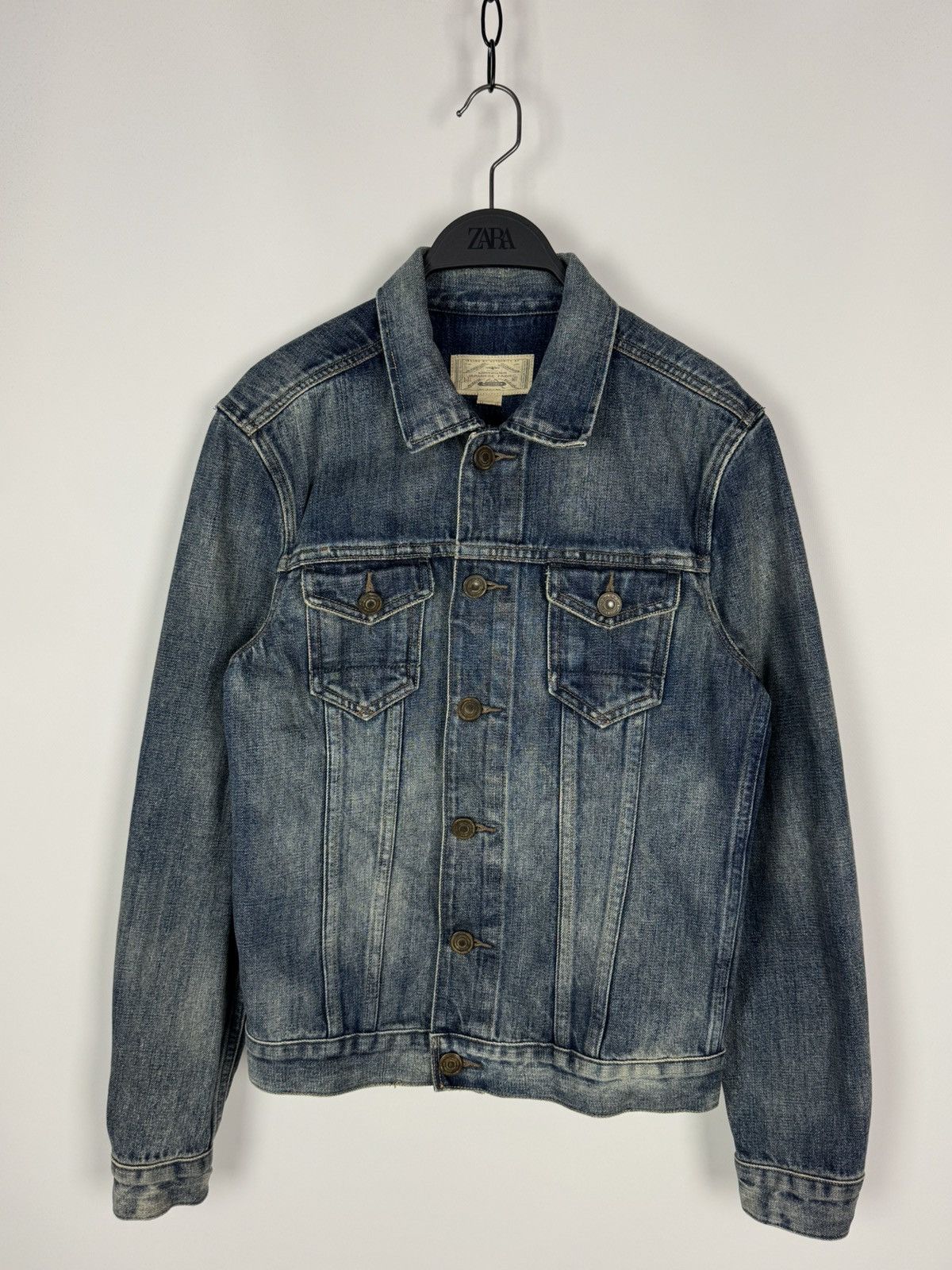 Allsaints AllSaints Japanese Fabric Bloomsbury Denim Selvage Jacket Size US S / EU 44-46 / 1 - 4 Thumbnail