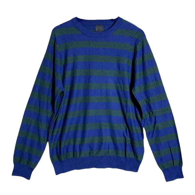 14th & Union 14th & Union Sweater Knitted Striped Blue Green Men's 2XL Size US XXL / EU 58 / 5 - 2 Thumbnail