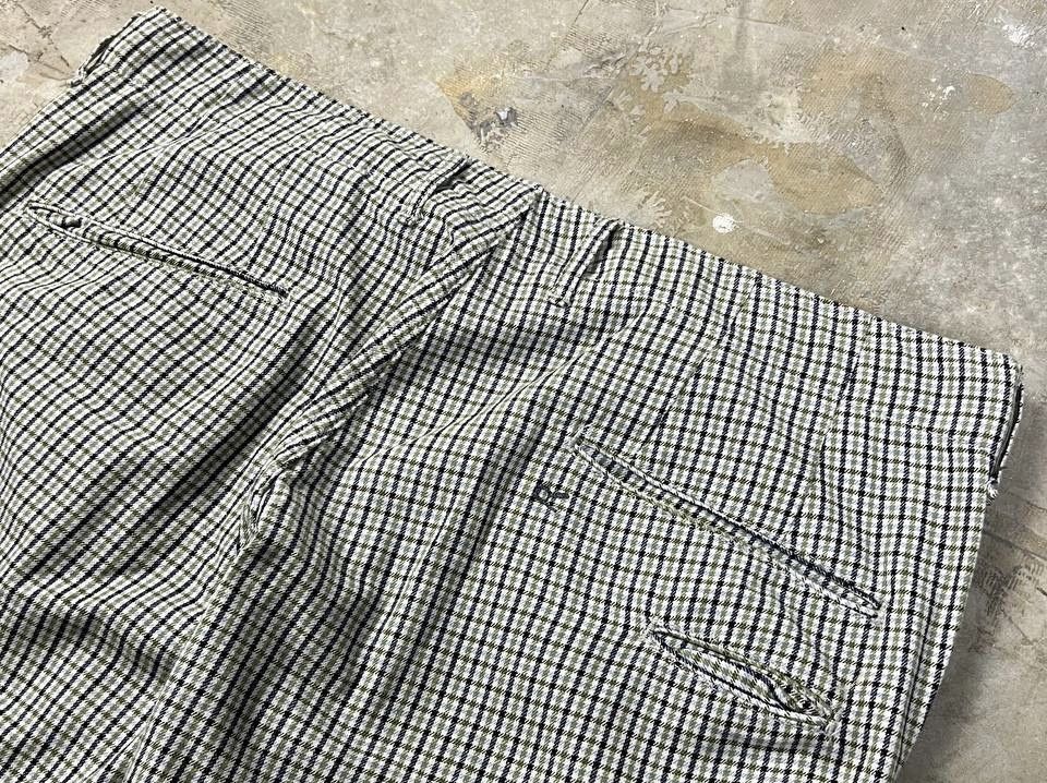 45rpm 45rpm - Gingham Check Logo Trouser Size 34" / US 12 / IT 48 - 3 Thumbnail