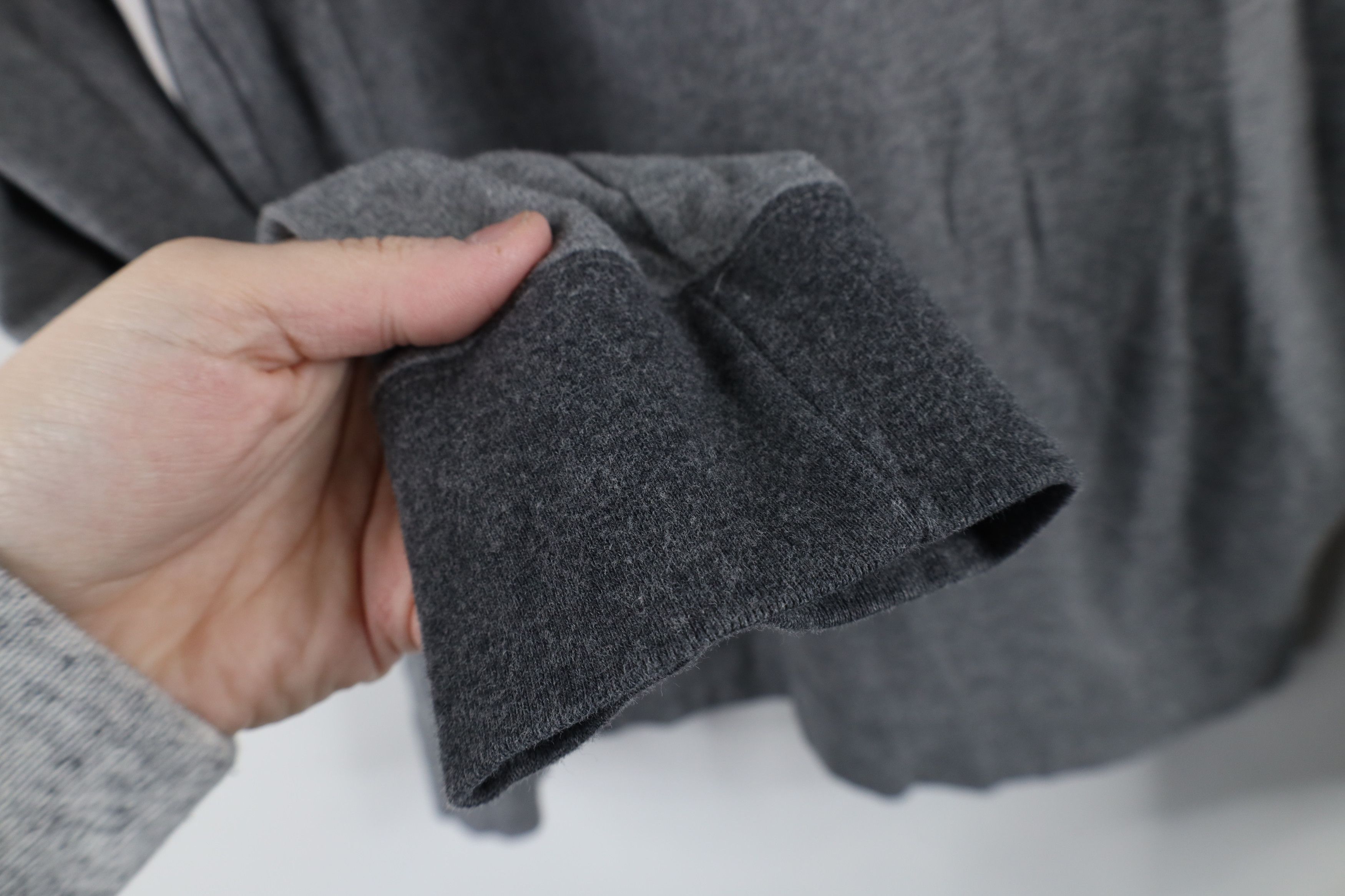 Abercrombie & Fitch × Vintage Vintage Abercrombie & Fitch Knit Long Sleeve T-Shirt Gray Size US L / EU 52-54 / 3 - 6 Thumbnail