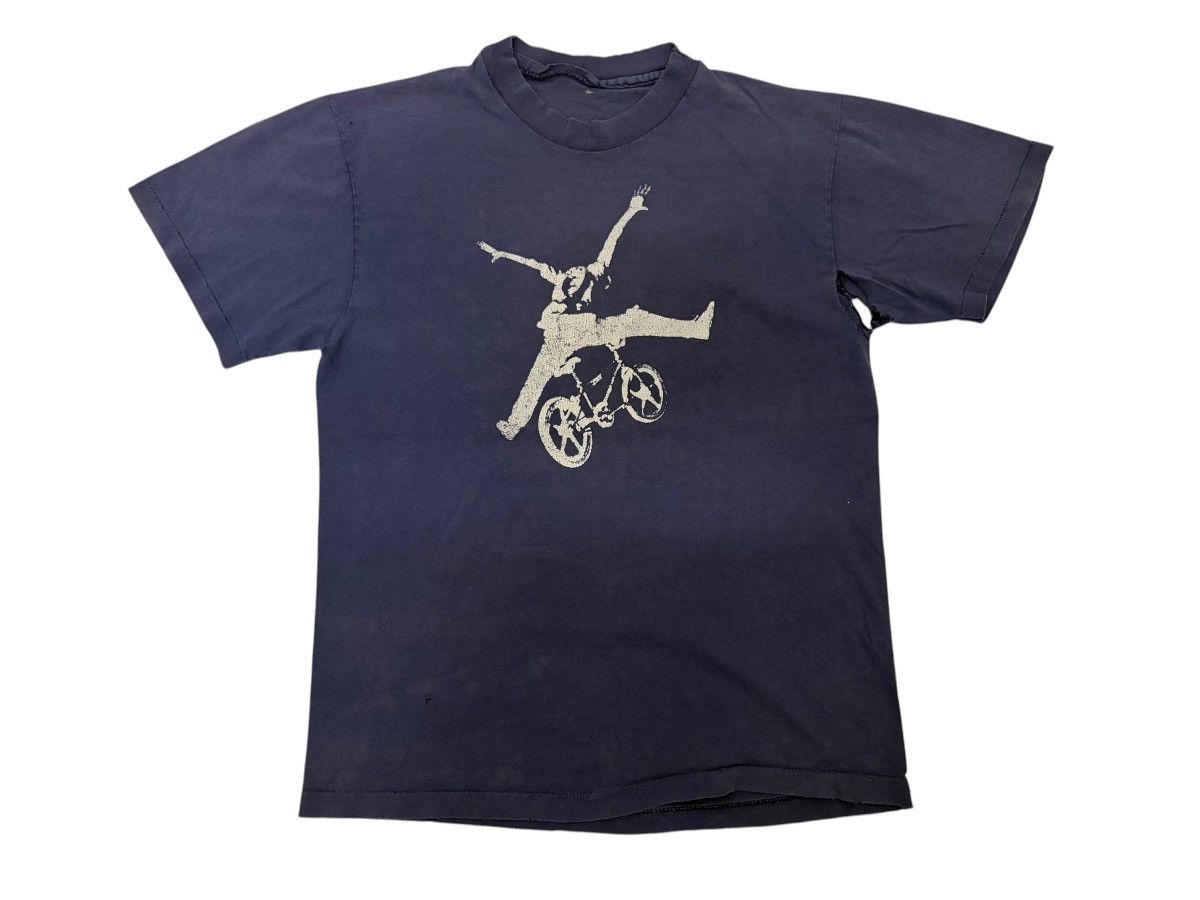 Vintage 90s 1992 EDDIE ROMAN RIDE ON VIDEO BMX TRASHED DISTRESSED Size US M / EU 48-50 / 2 - 2 Thumbnail