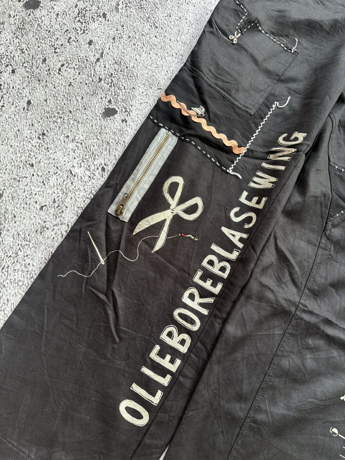 Hysteric Glamour Y2k Olleborebla bootcut black pants Size US 29 - 7 Thumbnail