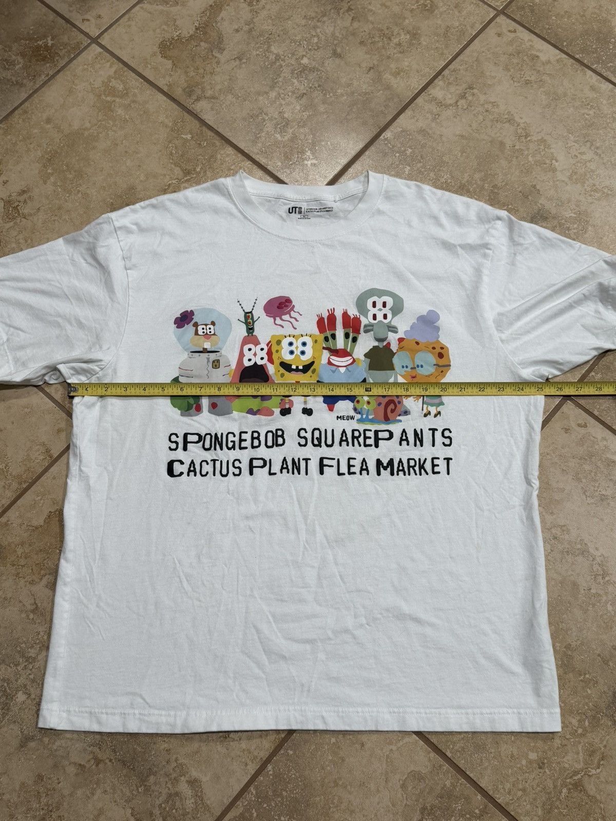 Uniqlo Uniqlo x CPFM SpongeBob SquarePants UT Shirt Size US XL / EU 56 / 4 - 4 Thumbnail