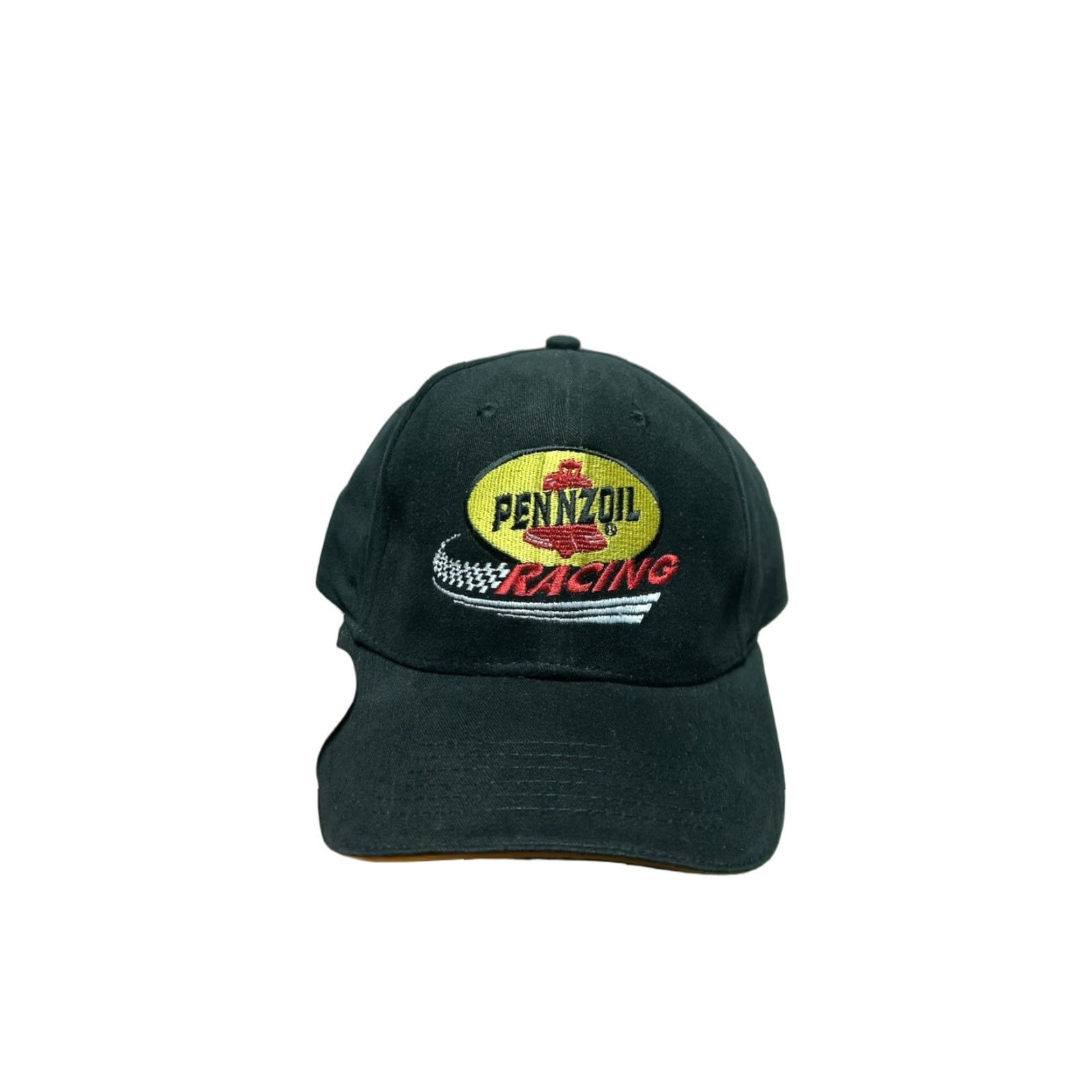 NASCAR VINTAGE Pennzoil Racing logo nascar strapback hat cap Black adjustable cotton Men Size ONE SIZE - 1 Thumbnail