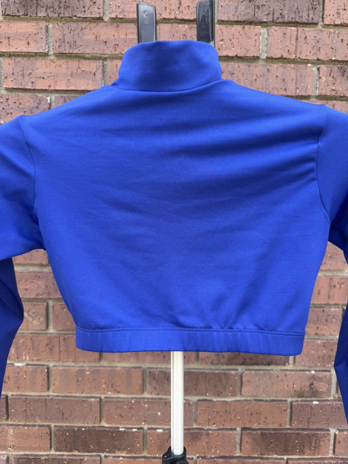 Other Varsity Spirit Stretch Mock Neck Midriff Blue Top Cheer Size S / US 4 / IT 40 - 2 Thumbnail