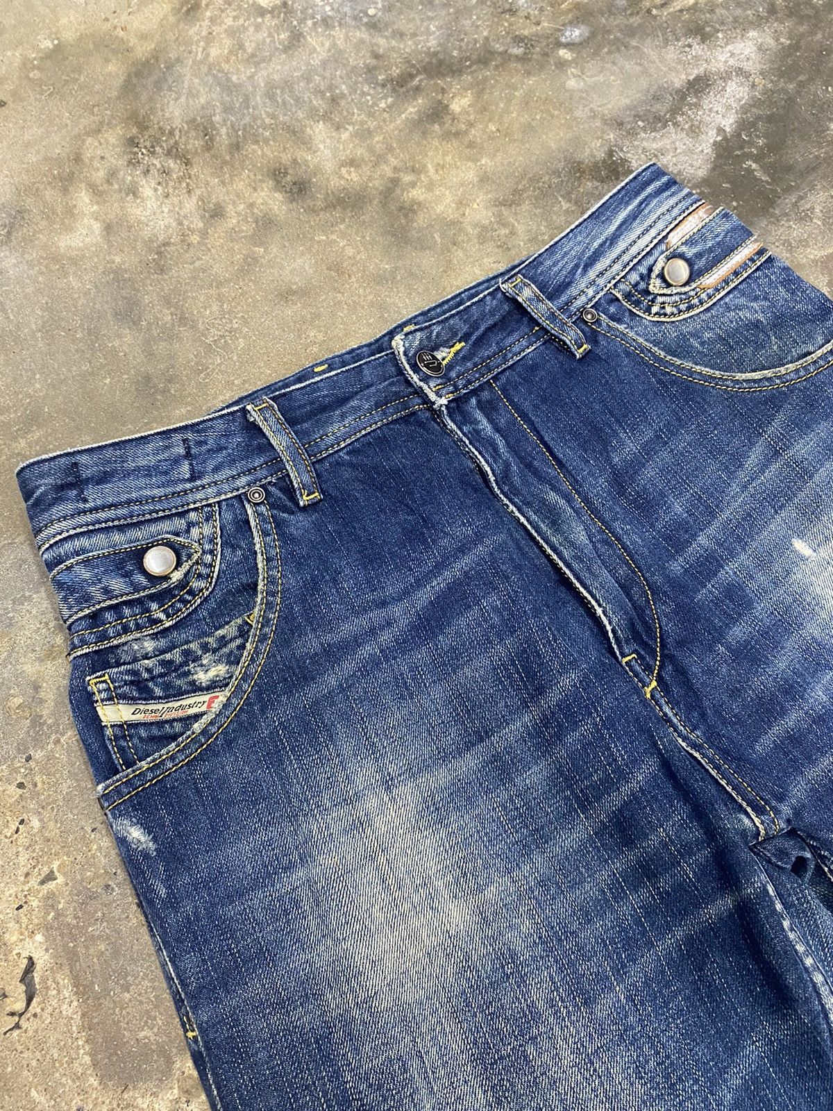 Diesel × Japanese Brand × Vintage Diesel industries blue jeans wash japanese brand Size US 28 / EU 44 - 4 Thumbnail