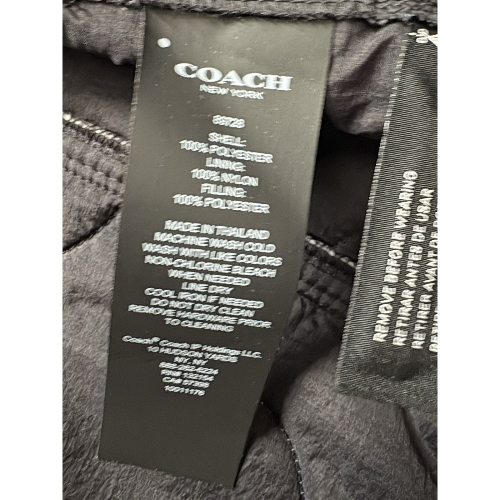 Coach Coach Quilted Men's Blue Camo Vest Size L Large Lightweight Size US L / EU 52-54 / 3 - 13 Thumbnail