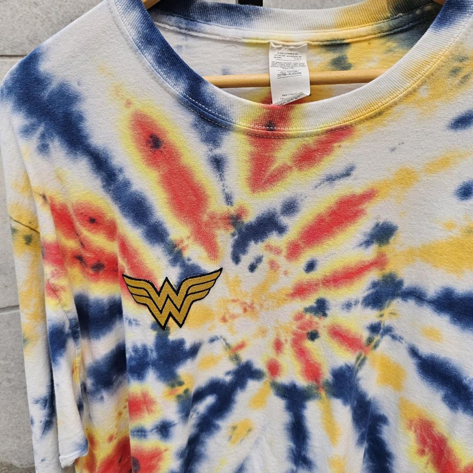 Other Women's Multicolored Wonder Woman Tie-Dye T-shirt Size XL / US 12-14 / IT 48-50 - 2 Thumbnail