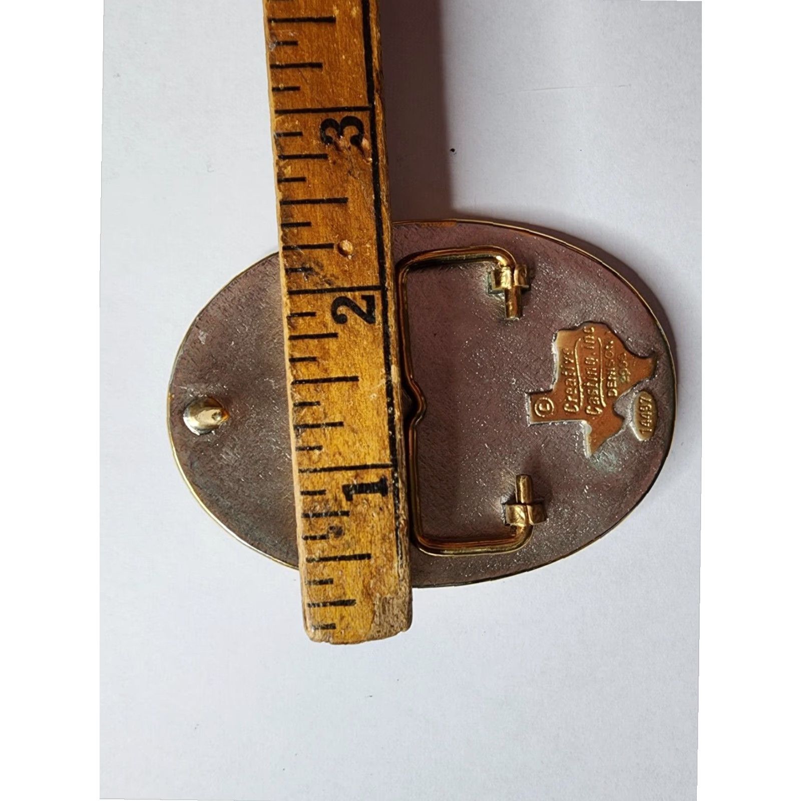 Champion VINTAGE Cheyenne Trap Club Champion Silver Belt Buckle Western Mens One Size Size ONE SIZE - 4 Thumbnail
