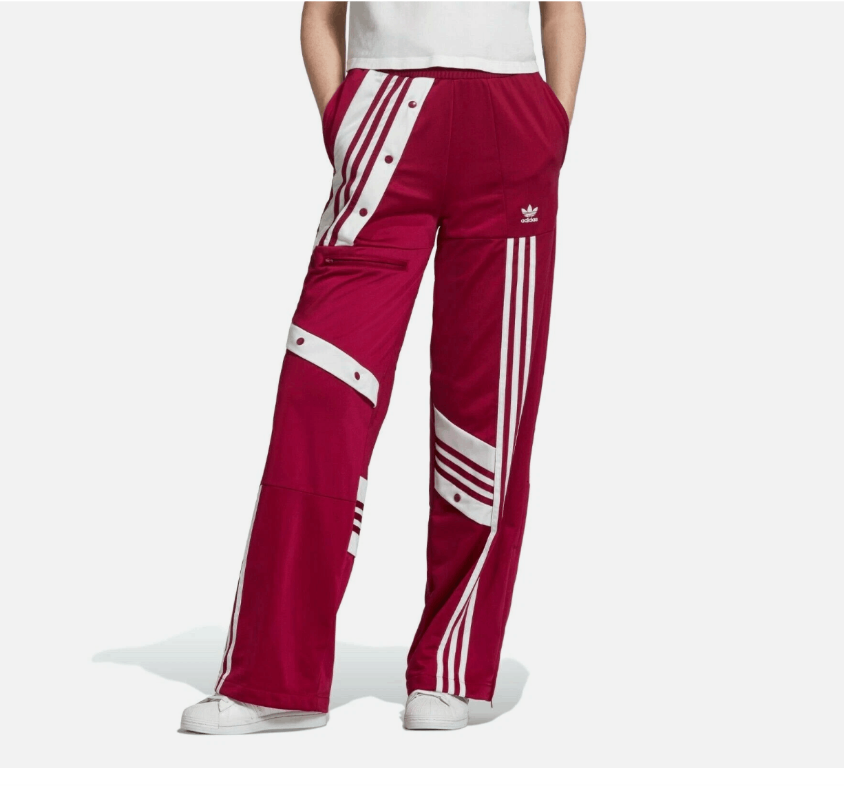 Adidas Rare adidas x Daniëlle Cathari Track Pants Power Berry XS Size 25" / US 0 / IT 36 - 1 Thumbnail