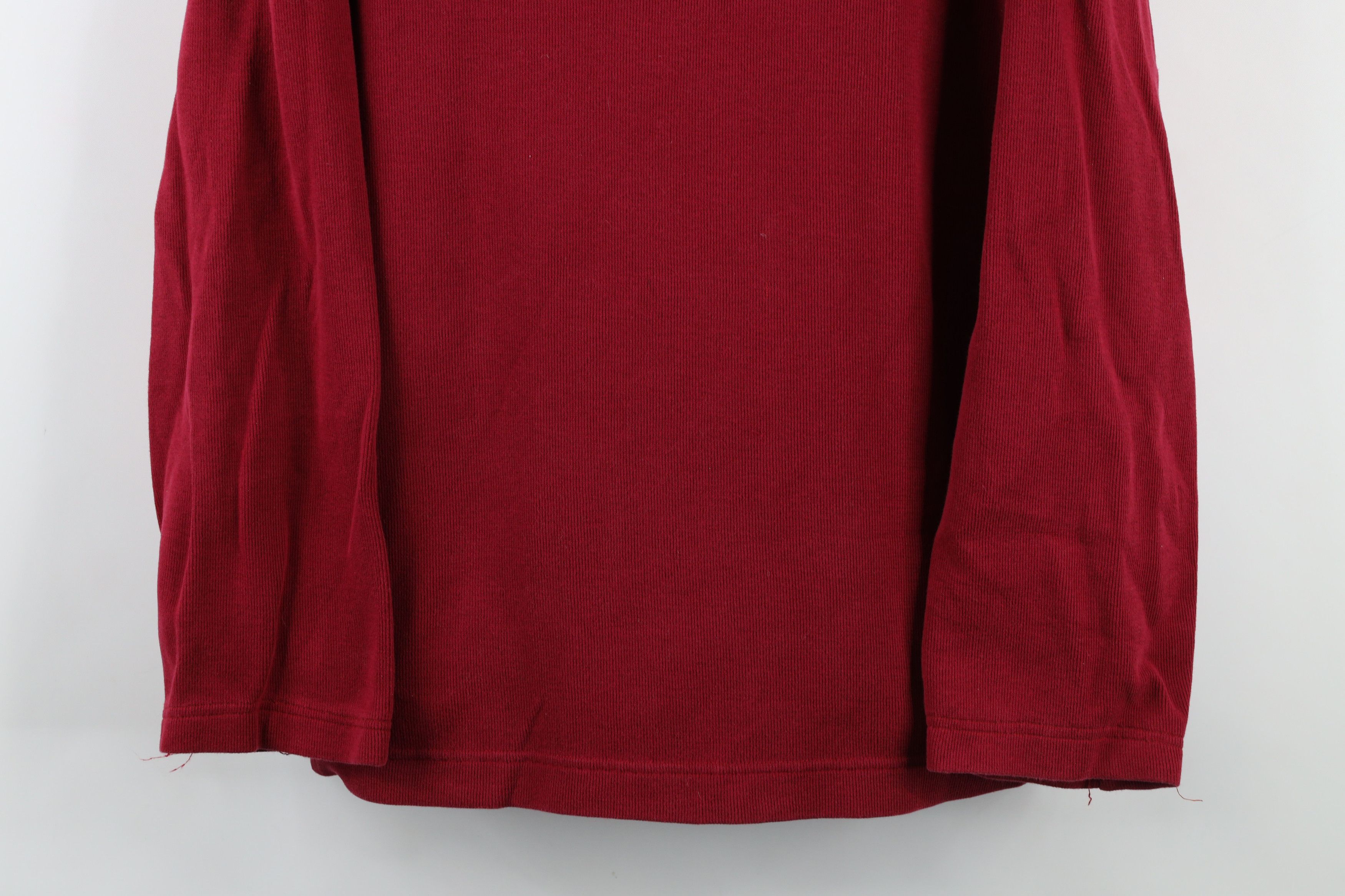 Gap × Vintage Vintage Y2K 2000 Gap Heavyweight Ribbed Long Sleeve T-Shirt Size US L / EU 52-54 / 3 - 3 Thumbnail