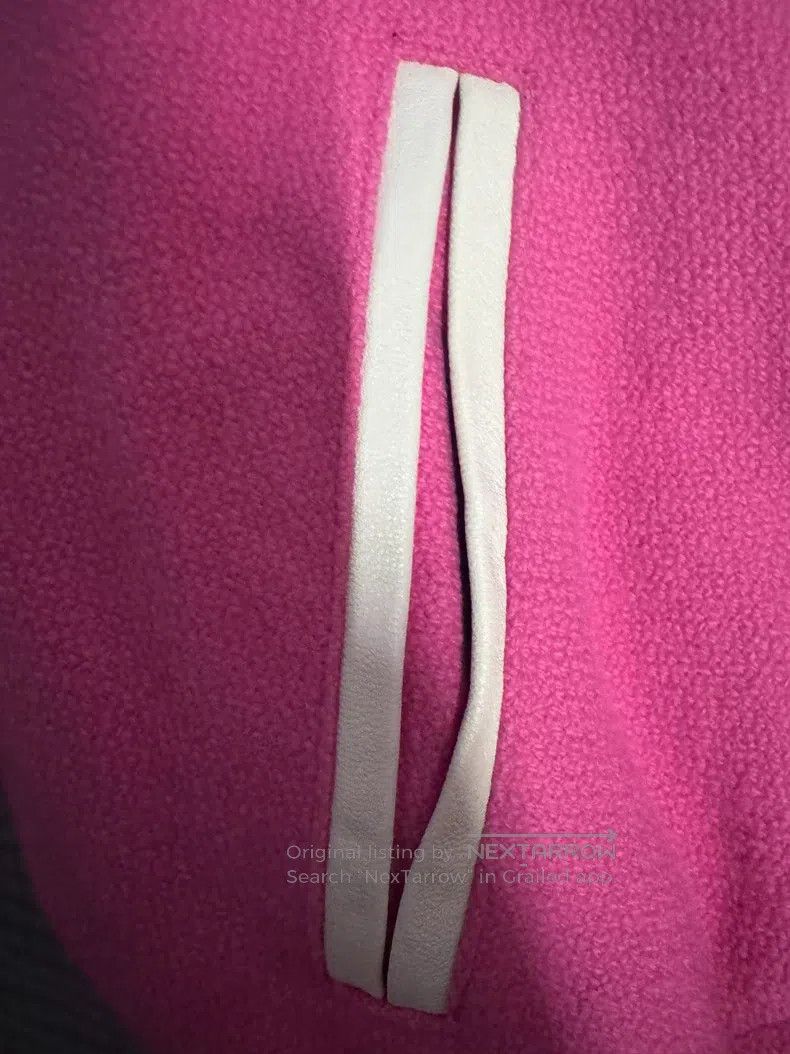 Saint Laurent Paris Saint Laurent Paris Pink Leather Trim Baseball Jacket Size XS / US 0-2 / IT 36-38 - 6 Thumbnail