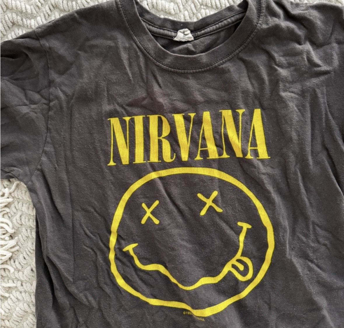 Nirvana 1992 Nirvana Band Tee - Giant Tag - Smiley - Single Stitch Size US S / EU 44-46 / 1 - 6 Thumbnail
