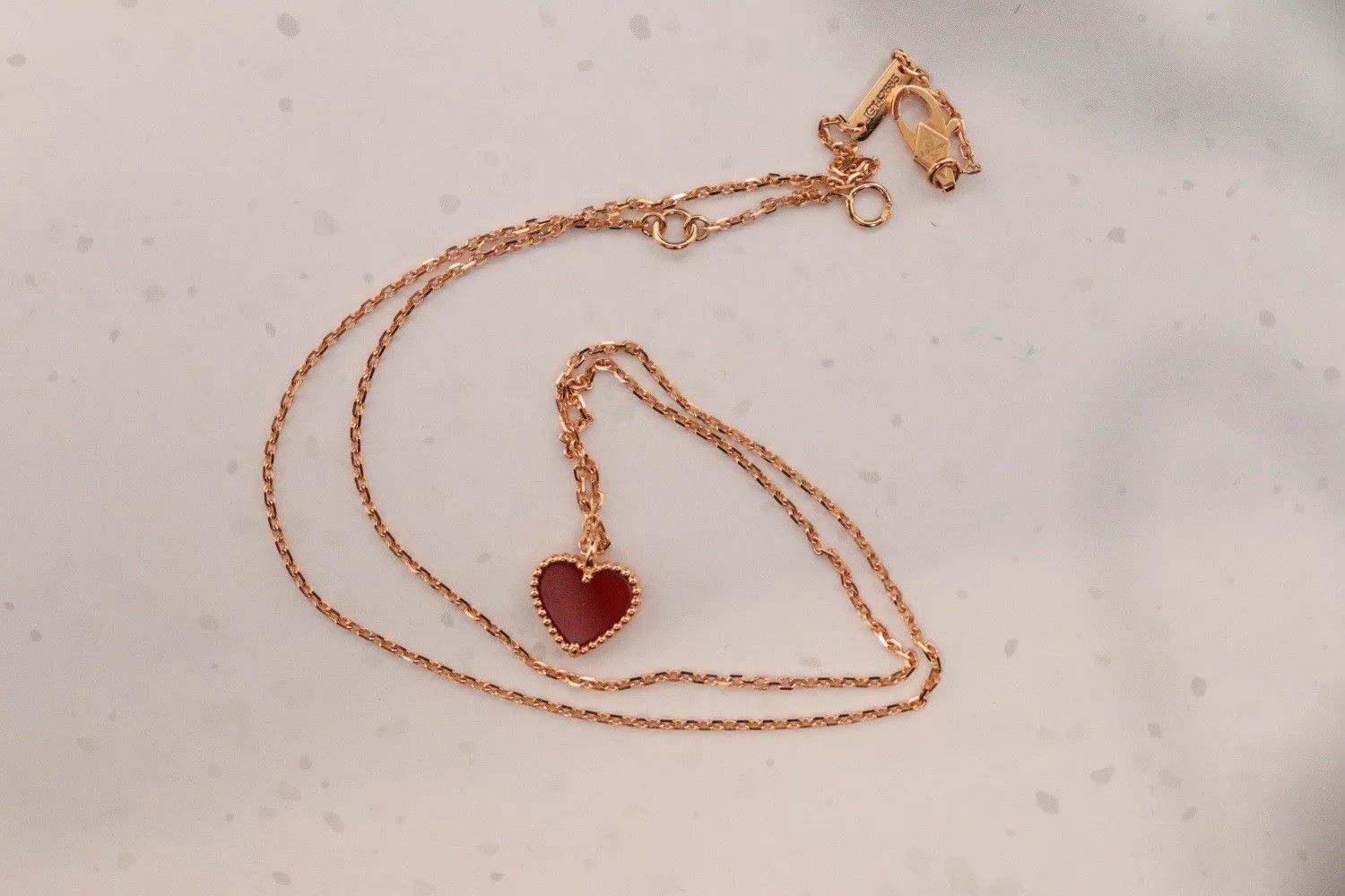 Van Cleef & Arpels Van Cleef & Arpels Mini Heart Necklace Size ONE SIZE - 4 Thumbnail