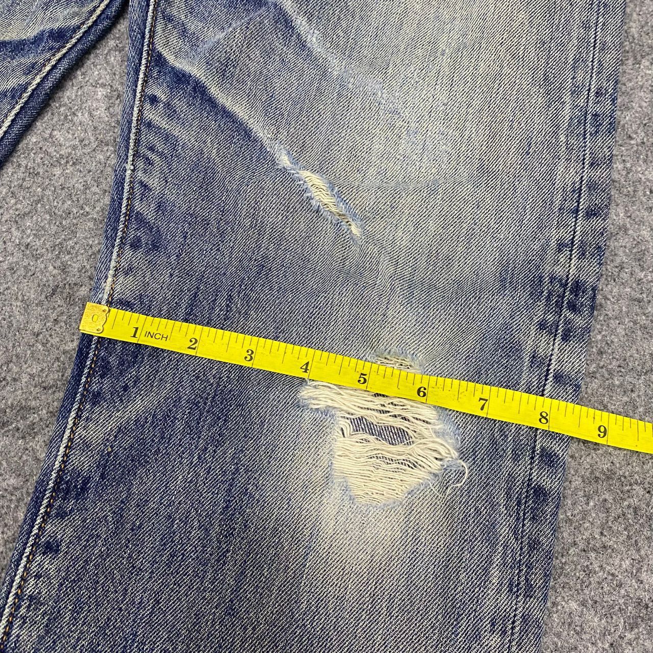 Levi's Vintage Levis 501 Distressed Denim Kurt Cobain Style Size US 34 / EU 50 - 7 Thumbnail
