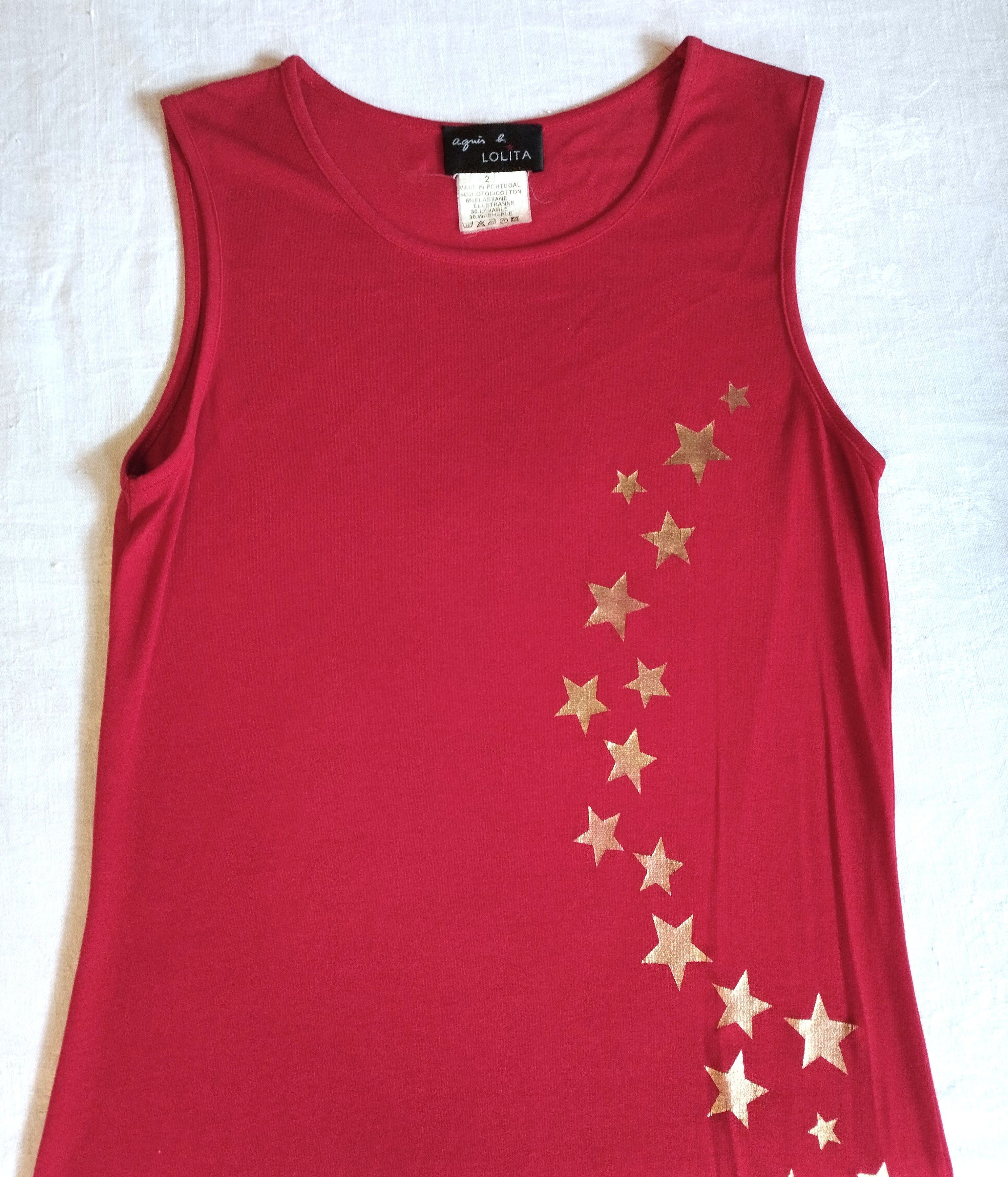 agnes b. Agnès B Robe Etoiles TM Size M / US 6-8 / IT 42-44 - 7 Thumbnail