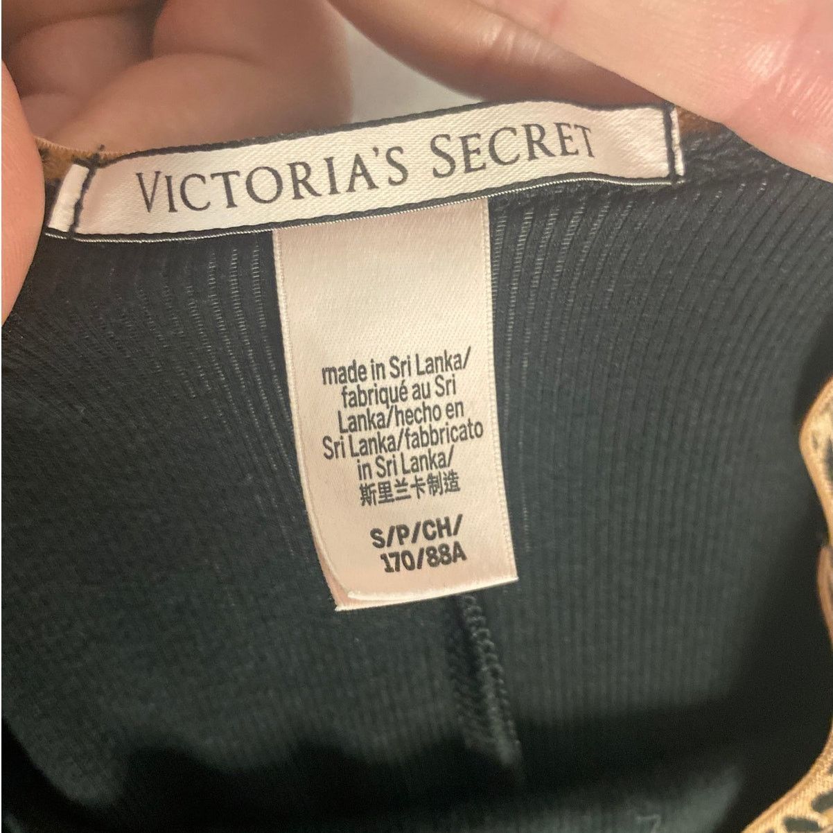 Victoria's Secret Victoria’s Secret Black Leopard Trim Slip Lingerie Dress S Size ONE SIZE - 3 Thumbnail