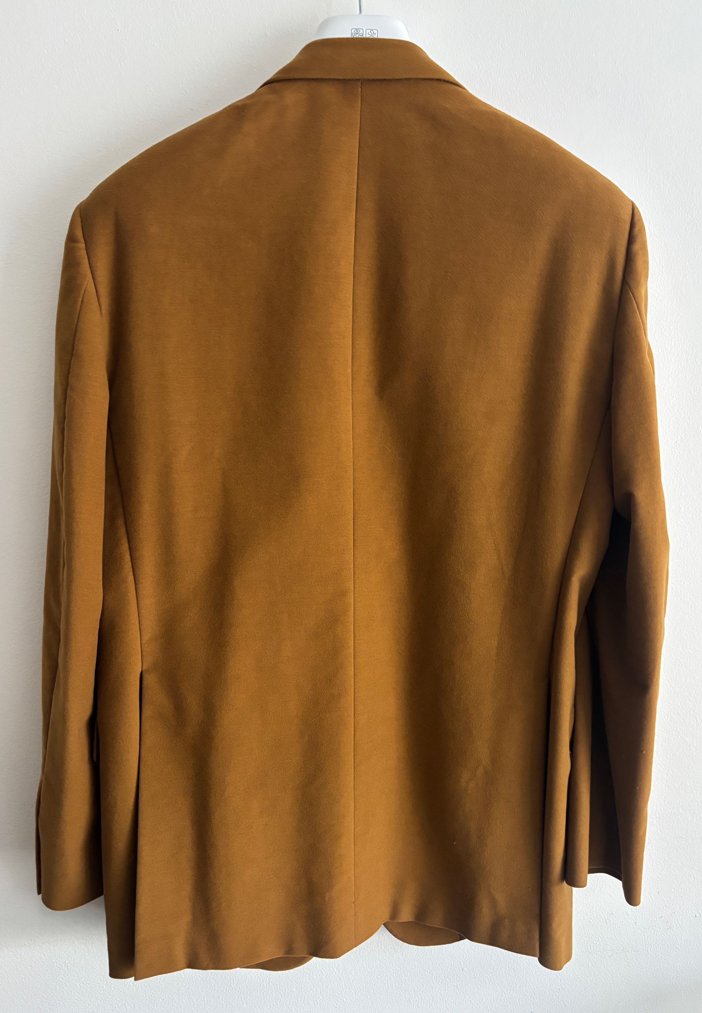 Hickey Freeman $1100 Tan/ Brown Cotton Velvet Sport Coat - 40 Size 40R - 13 Thumbnail