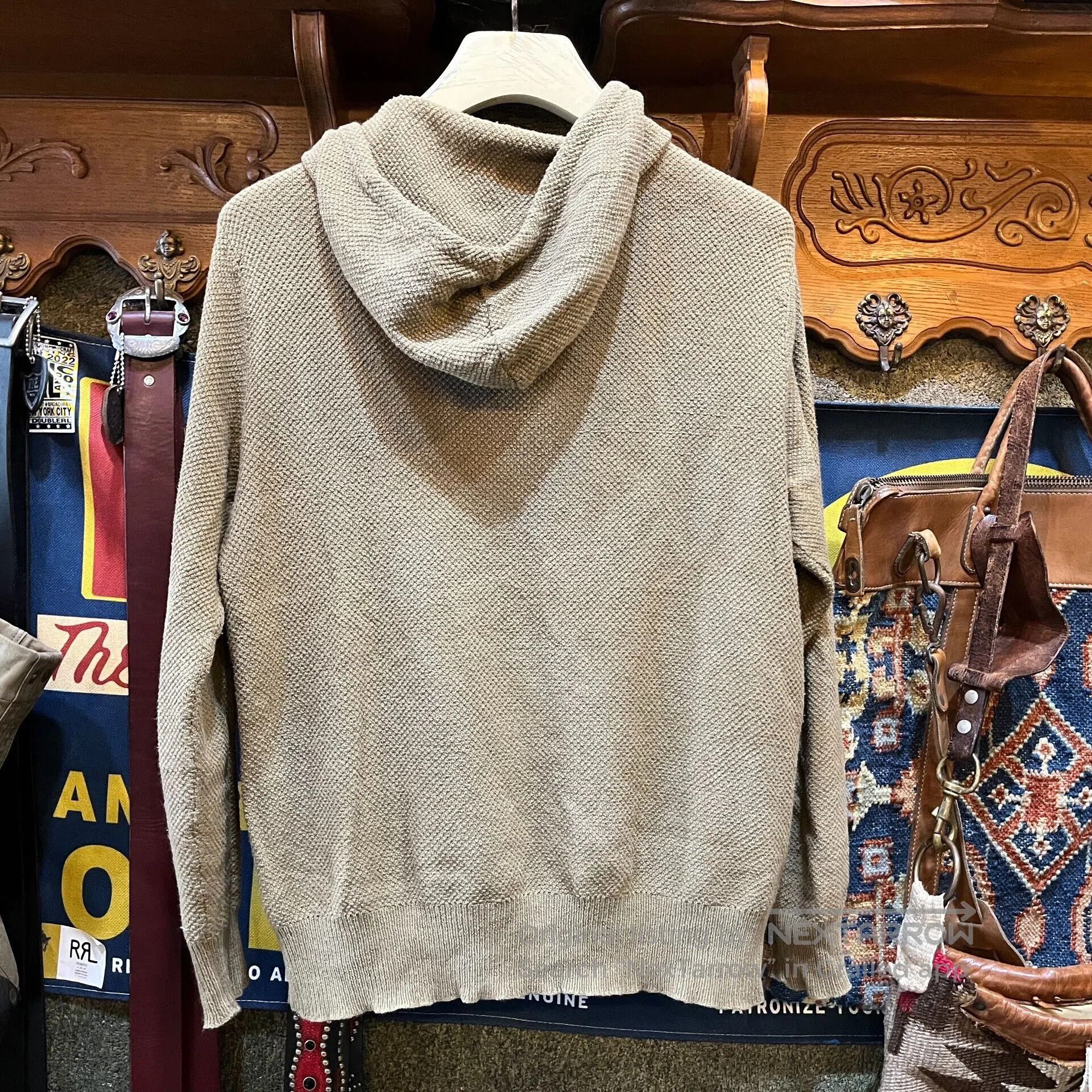 RRL Ralph Lauren rrl double rl hooded sweatshirt beige. Size US M / EU 48-50 / 2 - 2 Thumbnail