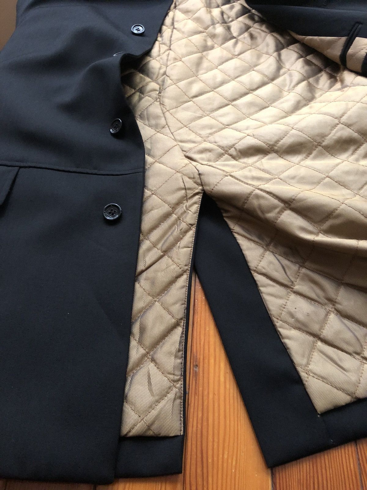 Balenciaga Gorgeous Vintage Gold Padded Wool Overcoat Size US L / EU 52-54 / 3 - 24 Thumbnail