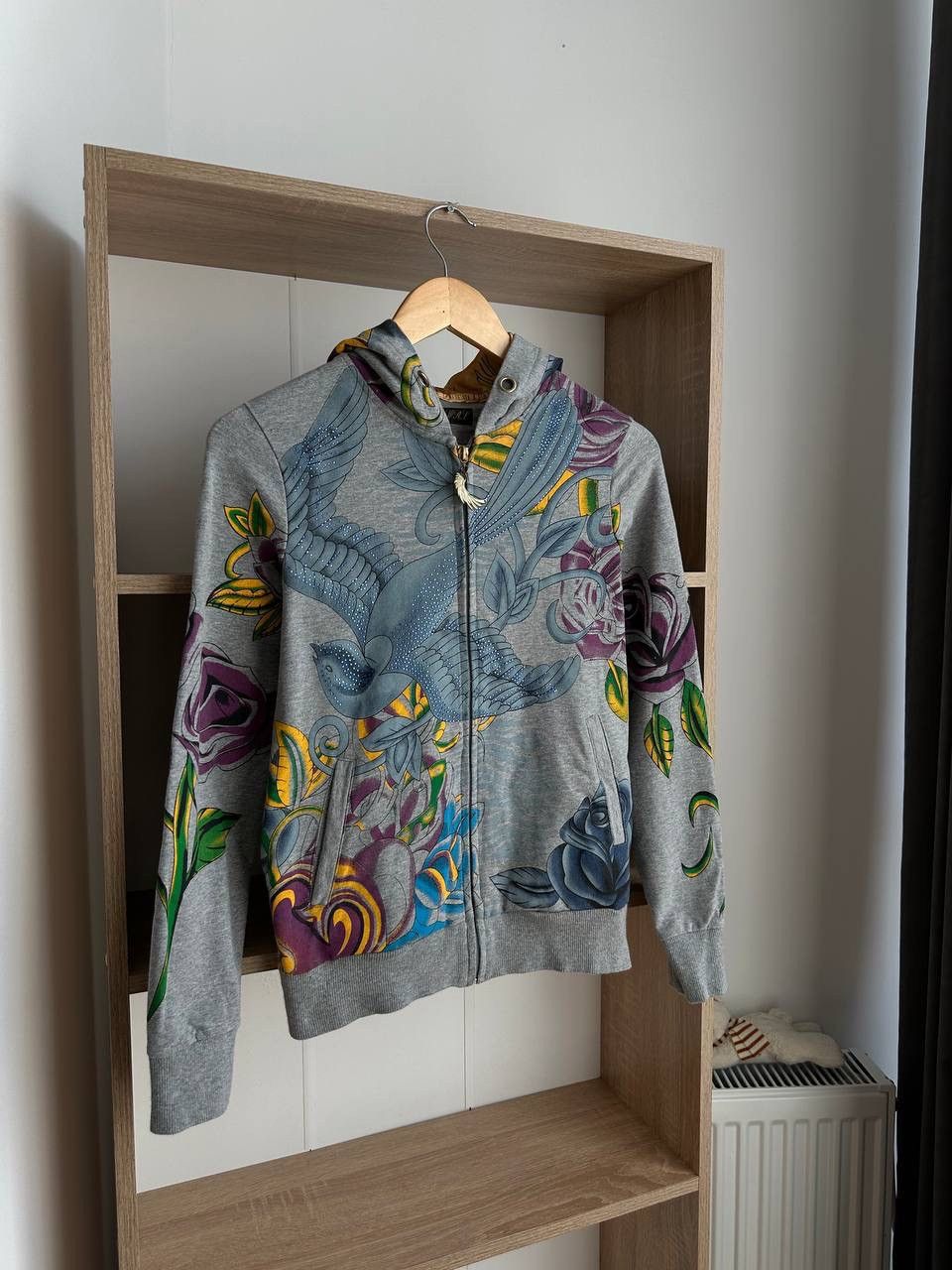 Christian Audigier × Ed Hardy × Vintage Vintage Ed Hardy Christian Audigier Style Hoodie Size S / US 4 / IT 40 - 8 Thumbnail