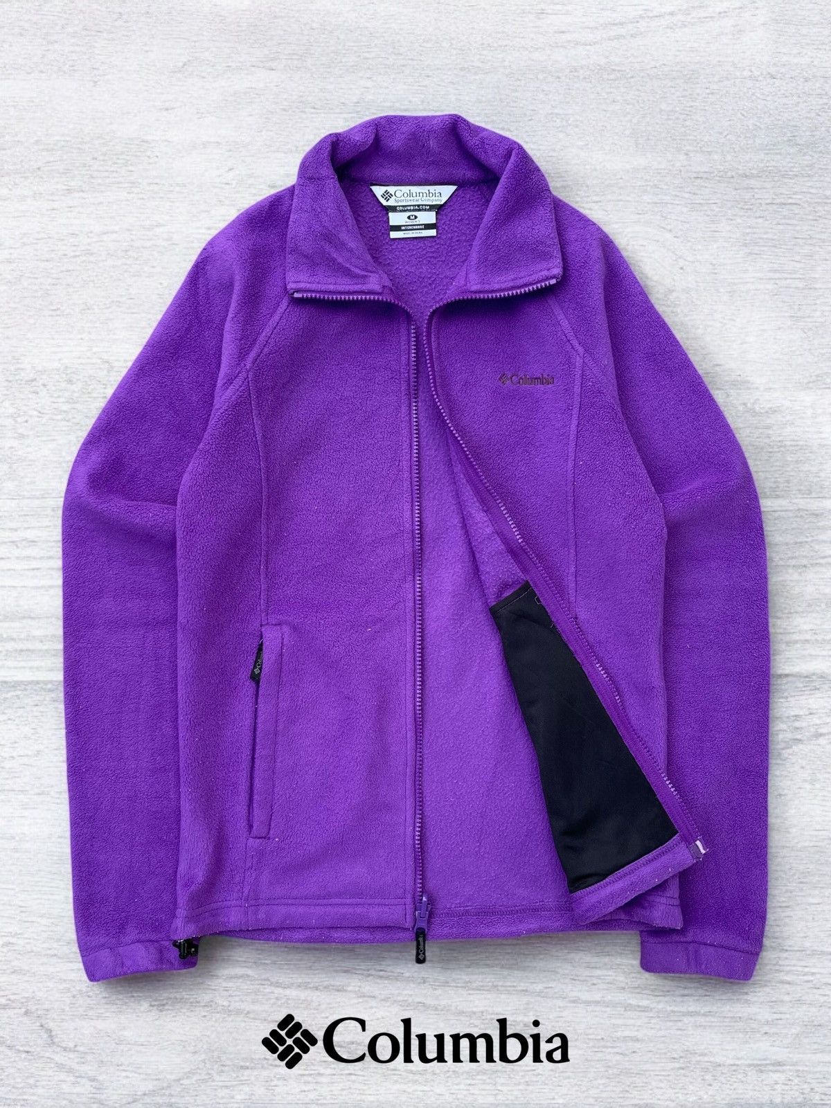 Columbia Columbia Interchange Women's Fleece Sweater Jacket Zip Up Size M / US 6-8 / IT 42-44 - 1 Thumbnail