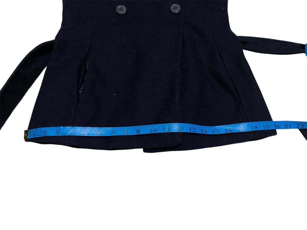 Designer × Zara Zara Basic Hoodie Double Breasted Blue Coat Size XS / US 0-2 / IT 36-38 - 11 Thumbnail