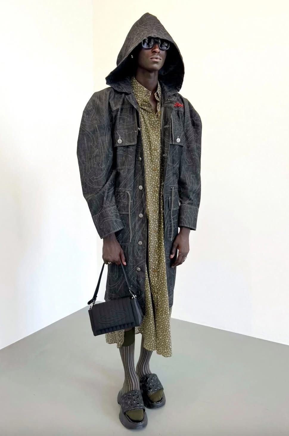 Vivienne Westwood Vivienne Westwood denim parka/overcoat. Size US S / EU 44-46 / 1 - 1 Thumbnail