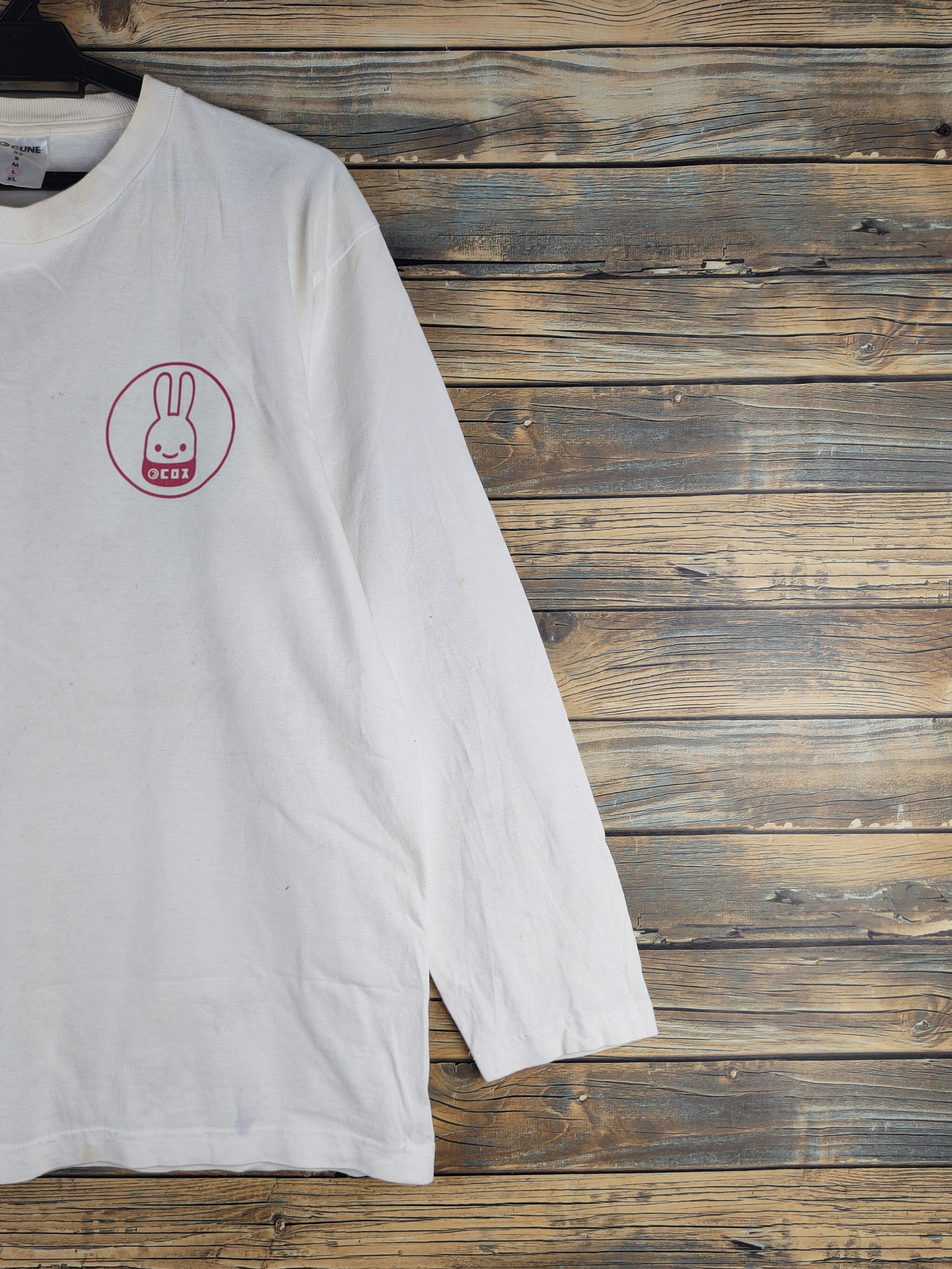 Japanese Brand Cune japan White Long Sleeve T-shirts #S2881 Size US L / EU 52-54 / 3 - 5 Thumbnail