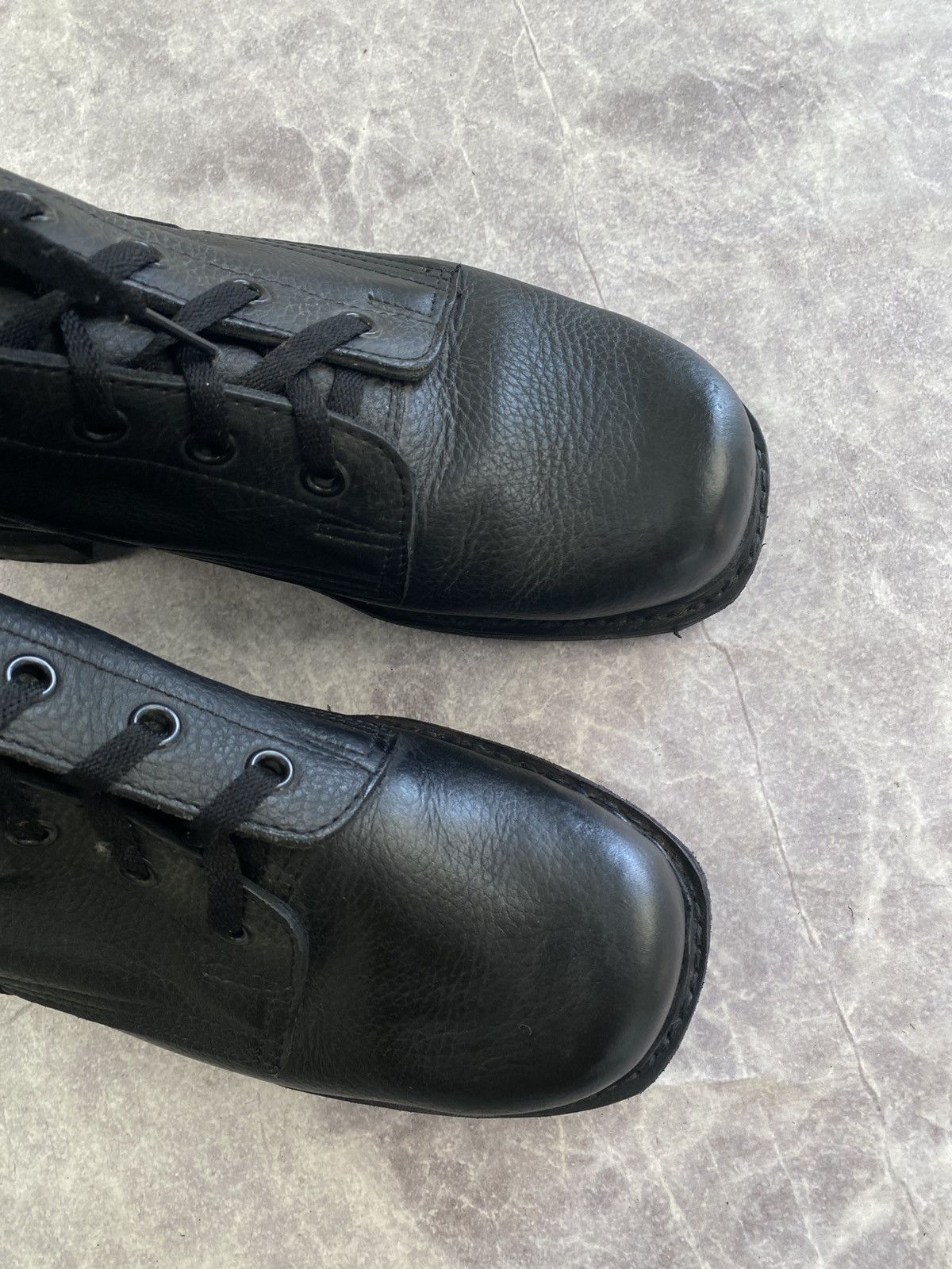 Other Vintage Rugak Belgian Military Paratroopers Army Boots Sz:45 Size US 12 / EU 45 - 5 Thumbnail