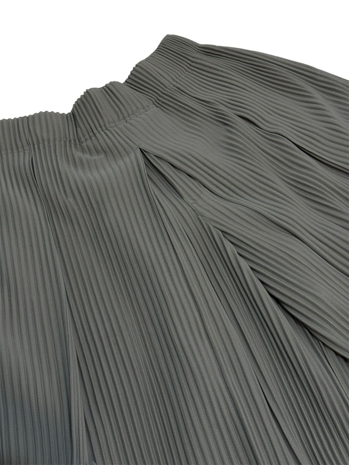 Homme Plisse Issey Miyake × Issey Miyake Issey Miyake Homme Plisse Pleated Long Shorts Grey Size US 30 / EU 46 - 2 Thumbnail
