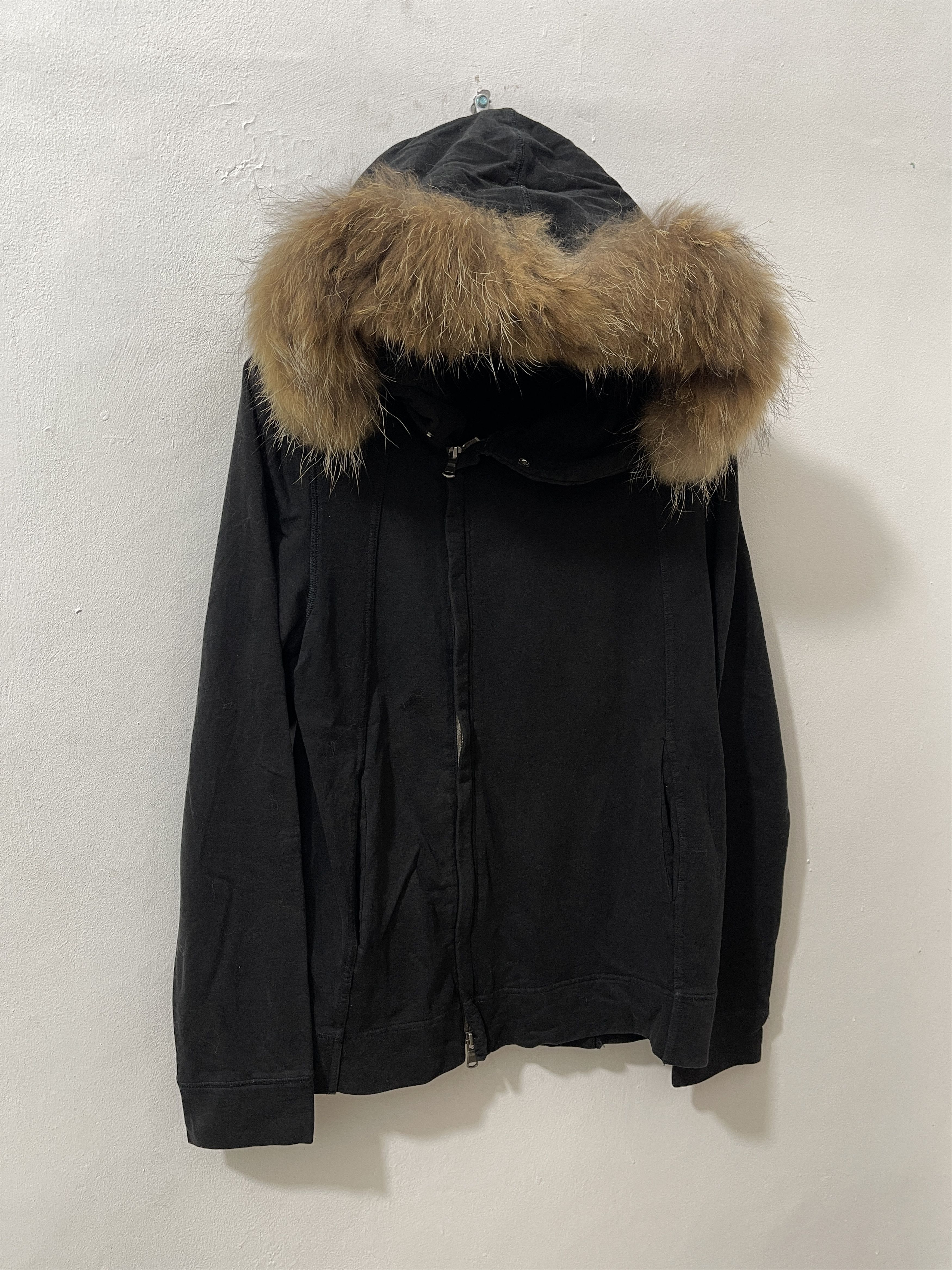 Johnbull Johnbull Assymetrical Japan Archive Fur Vkei Zip Hoodie Size US M / EU 48-50 / 2 - 2 Thumbnail