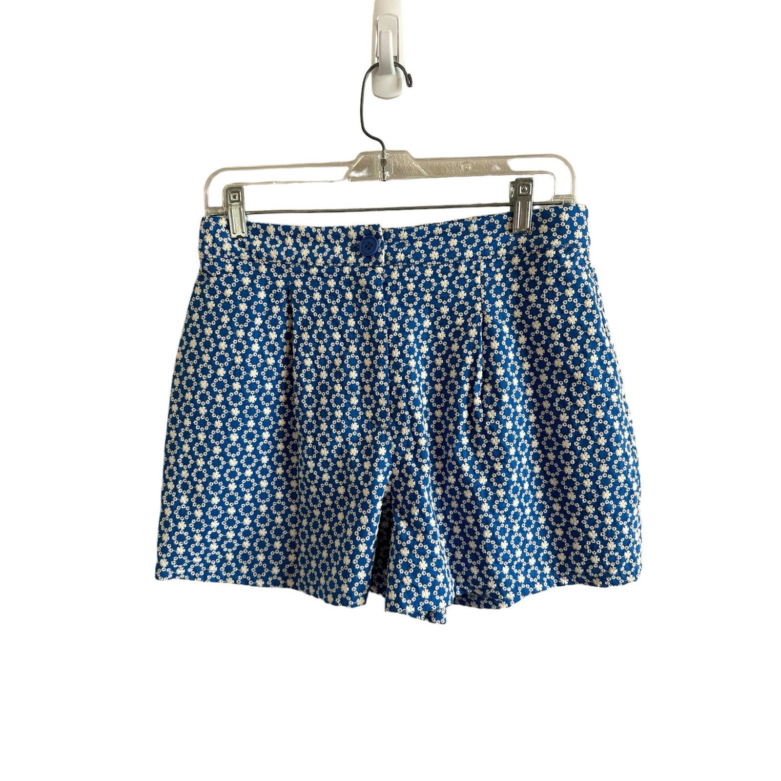 Other Blue White Floral Embroidered Blouse Shorts Set - Medium Size 30" / US 8 / IT 44 - 12 Thumbnail