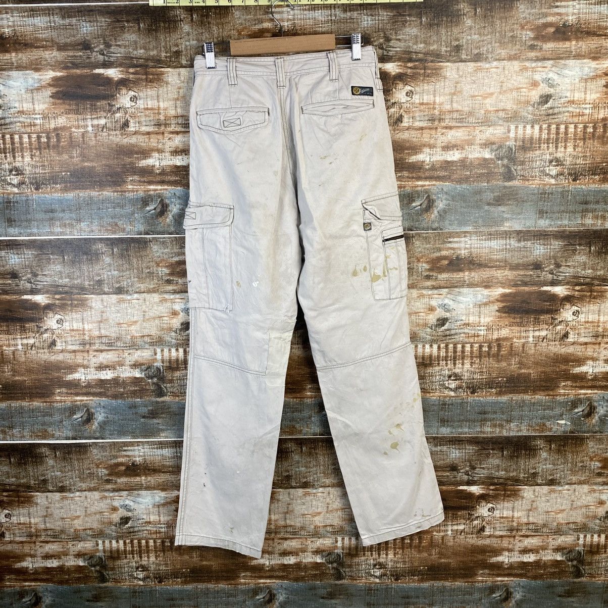 Japanese Brand DL Suolotions White Cargo Multipocket Pants #C967 Size 25" / US 0 / IT 36 - 18 Thumbnail