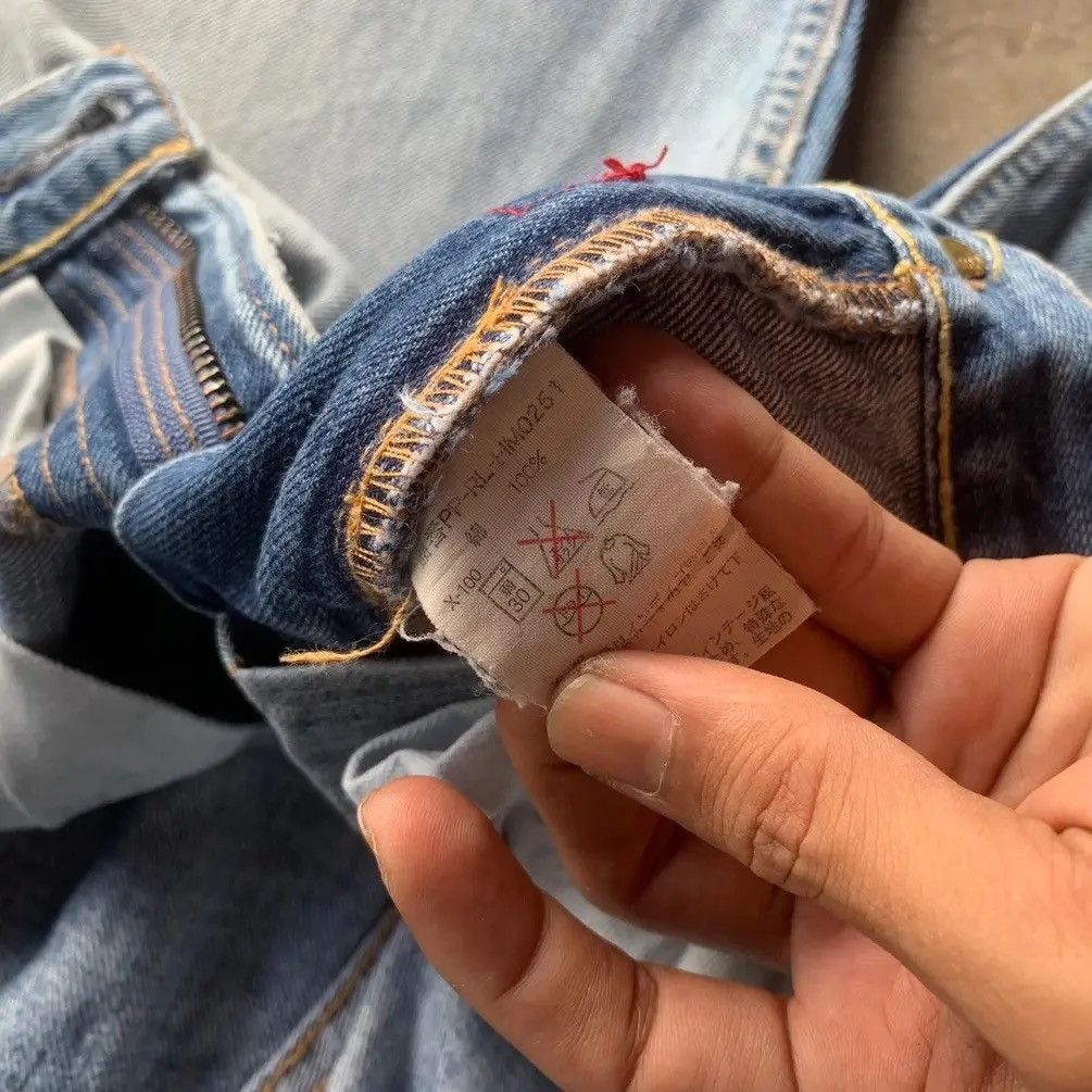 Polo Ralph Lauren PRL Polo Ralph Lauren Distressed Faded Jeans Ripped Denim Size US 33 - 8 Thumbnail