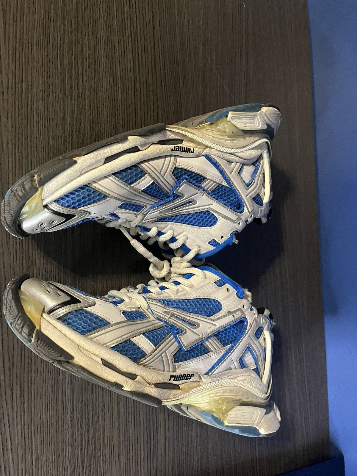 Balenciaga Balenciaga Runners Blue Size US 9 / EU 42 - 2 Thumbnail