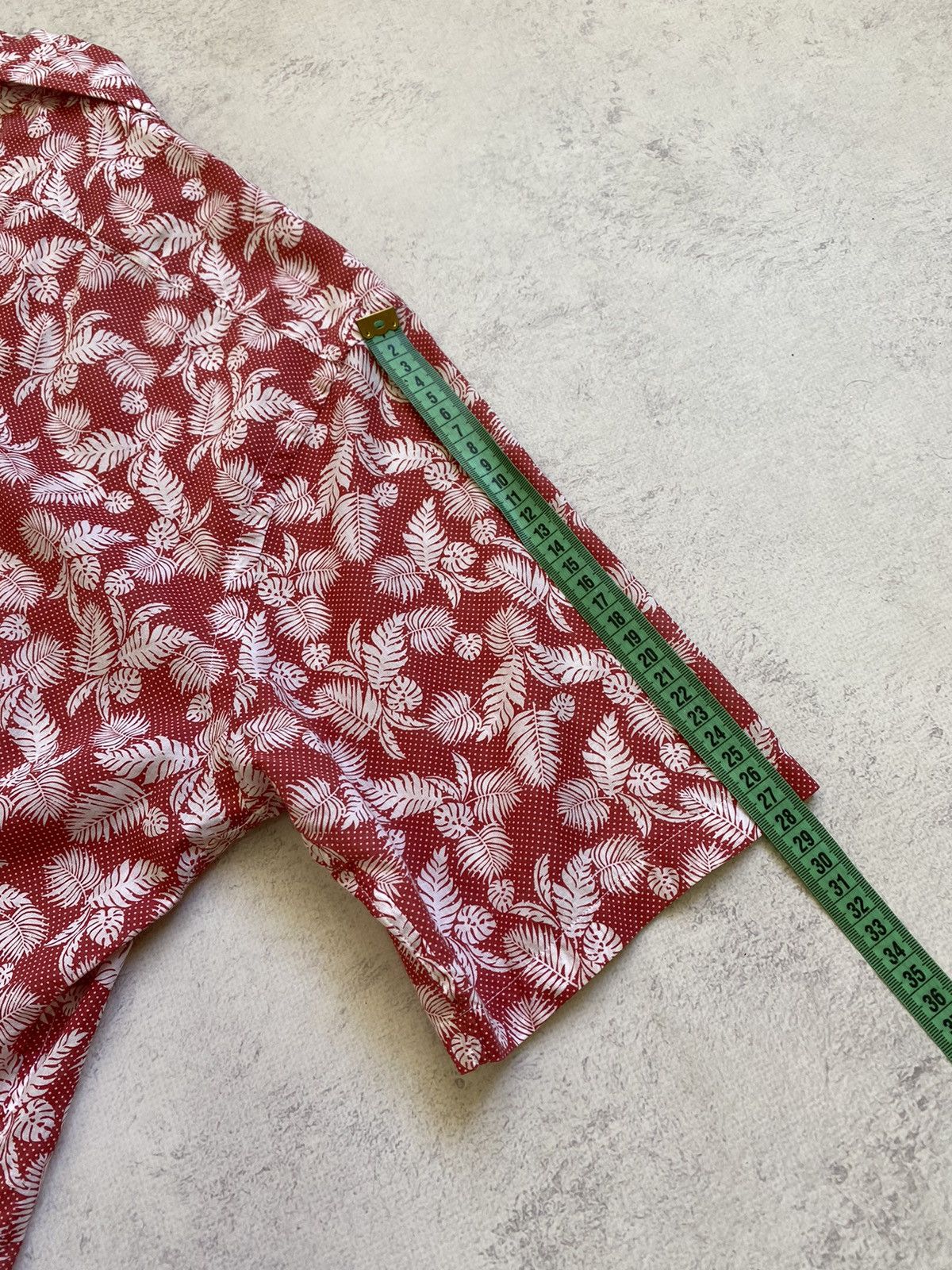 Eton Eton Mens Hawaiian Red Button Up Shirt Size L Size US L / EU 52-54 / 3 - 13 Thumbnail