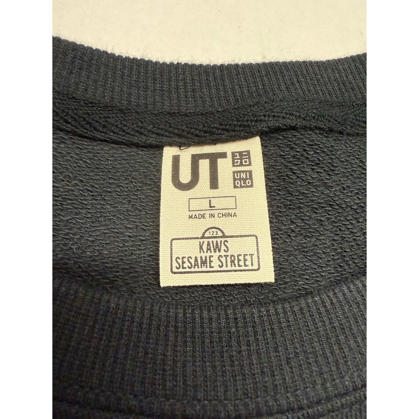 Uniqlo 2018 Uniqlo x Kaws x Sesame Street XX Sweatshirt Black Size US L / EU 52-54 / 3 - 4 Thumbnail